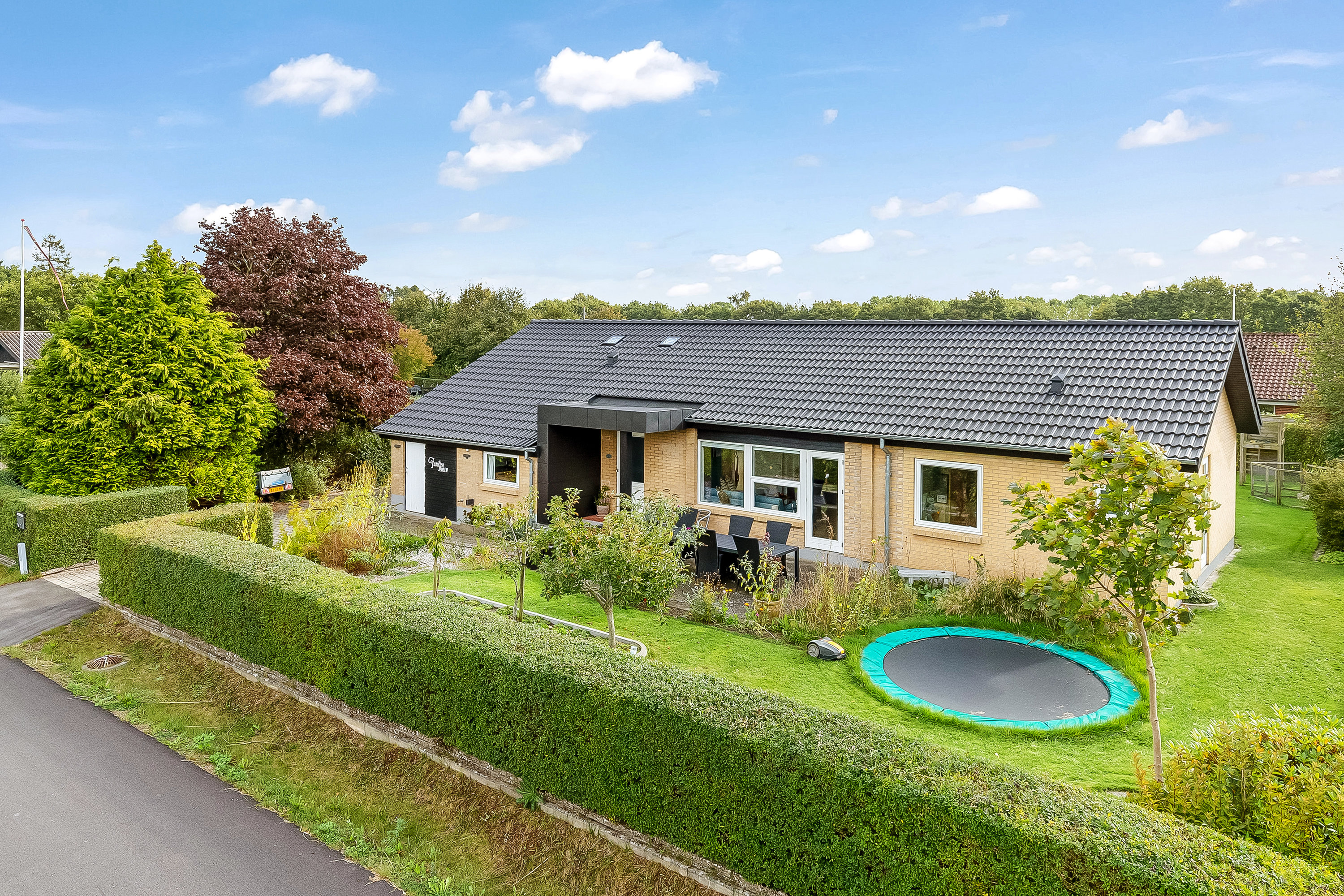 Villa: Mastefoto på Åparken 12, 7171 Uldum