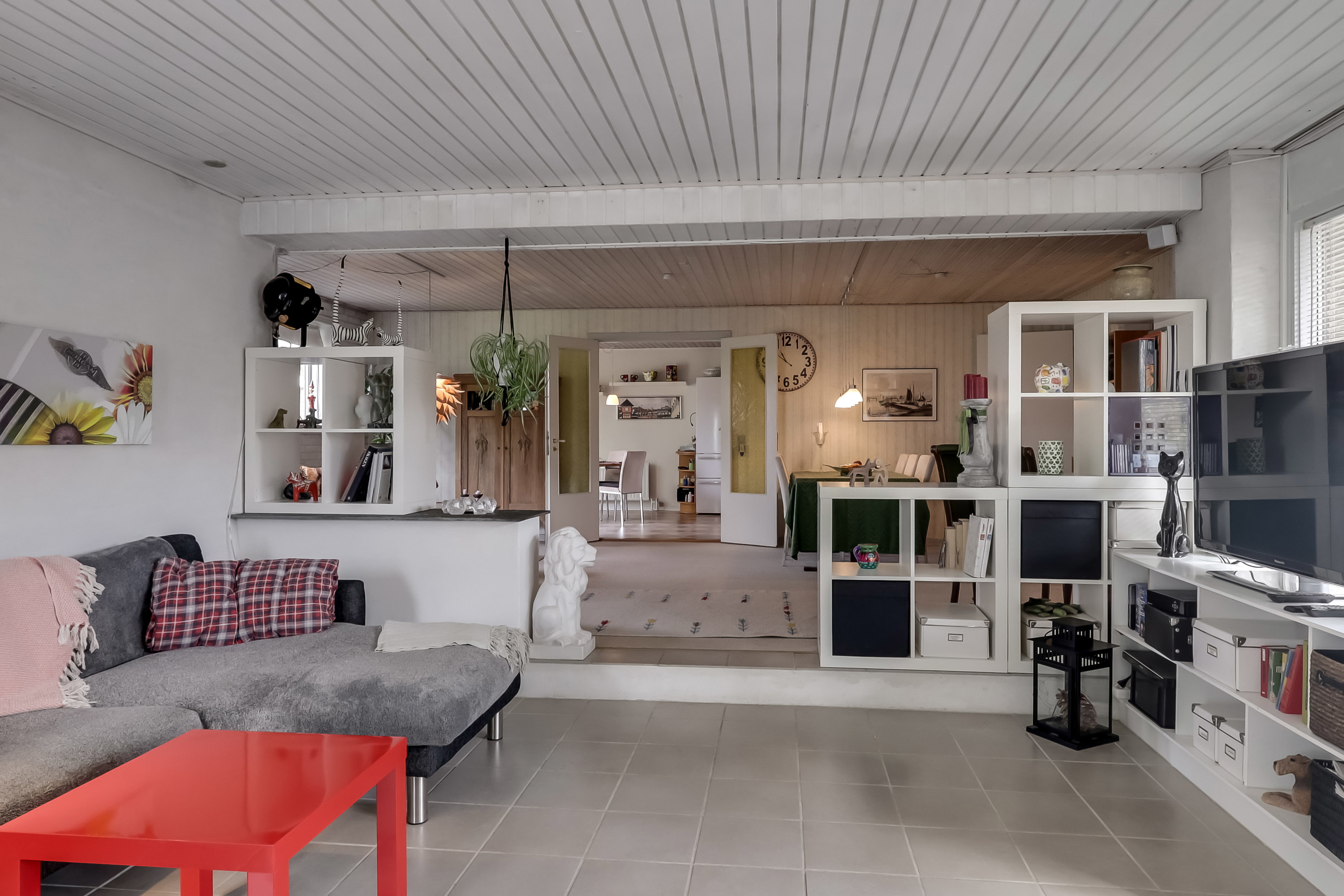 Fremhævet stue billede i fuldskærmstilstand. Billede af Tvedvej 129A, Tved, 5700 Svendborg