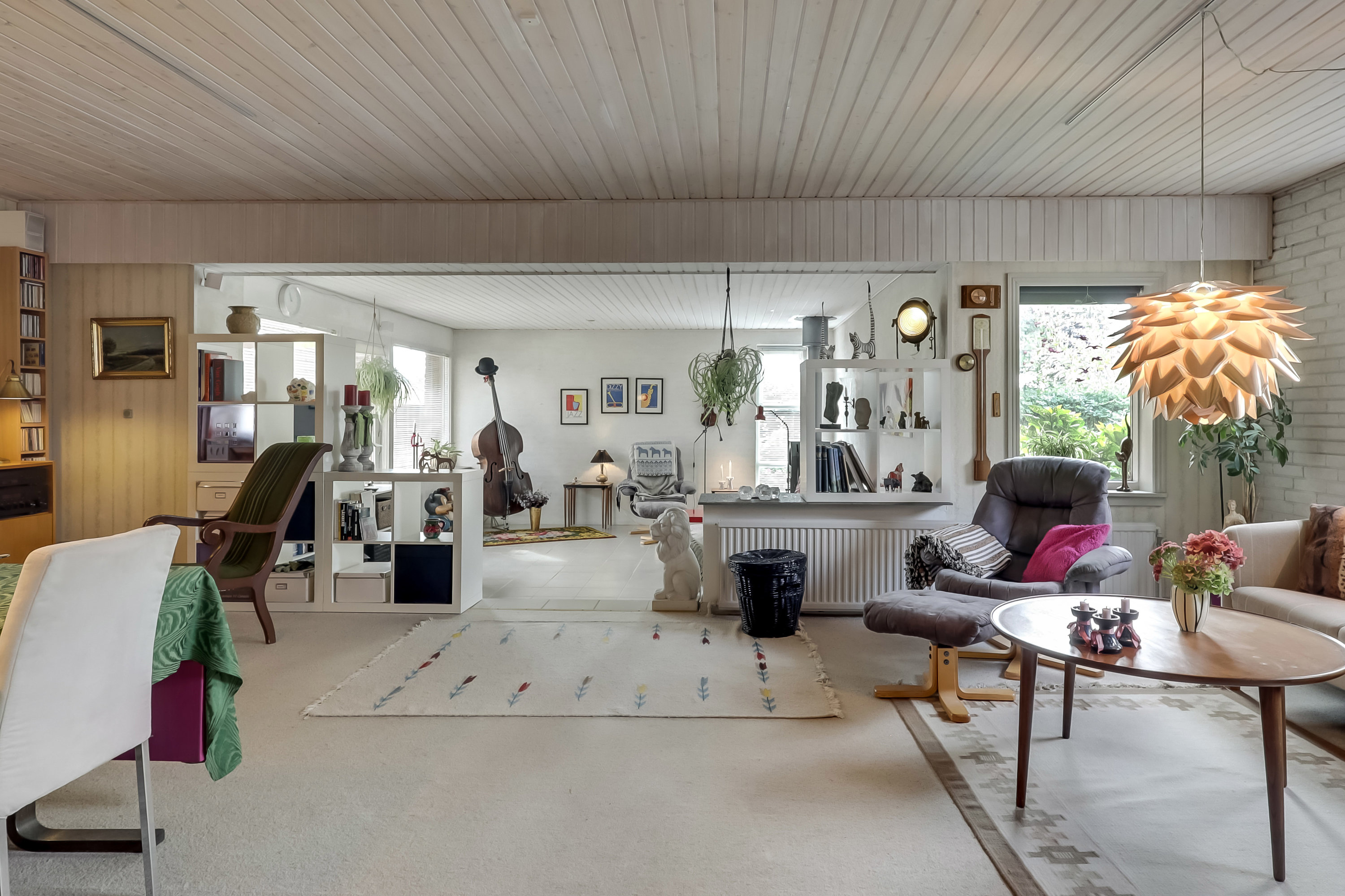 Fremhævet stue billede i fuldskærmstilstand. Billede af Tvedvej 129A, Tved, 5700 Svendborg