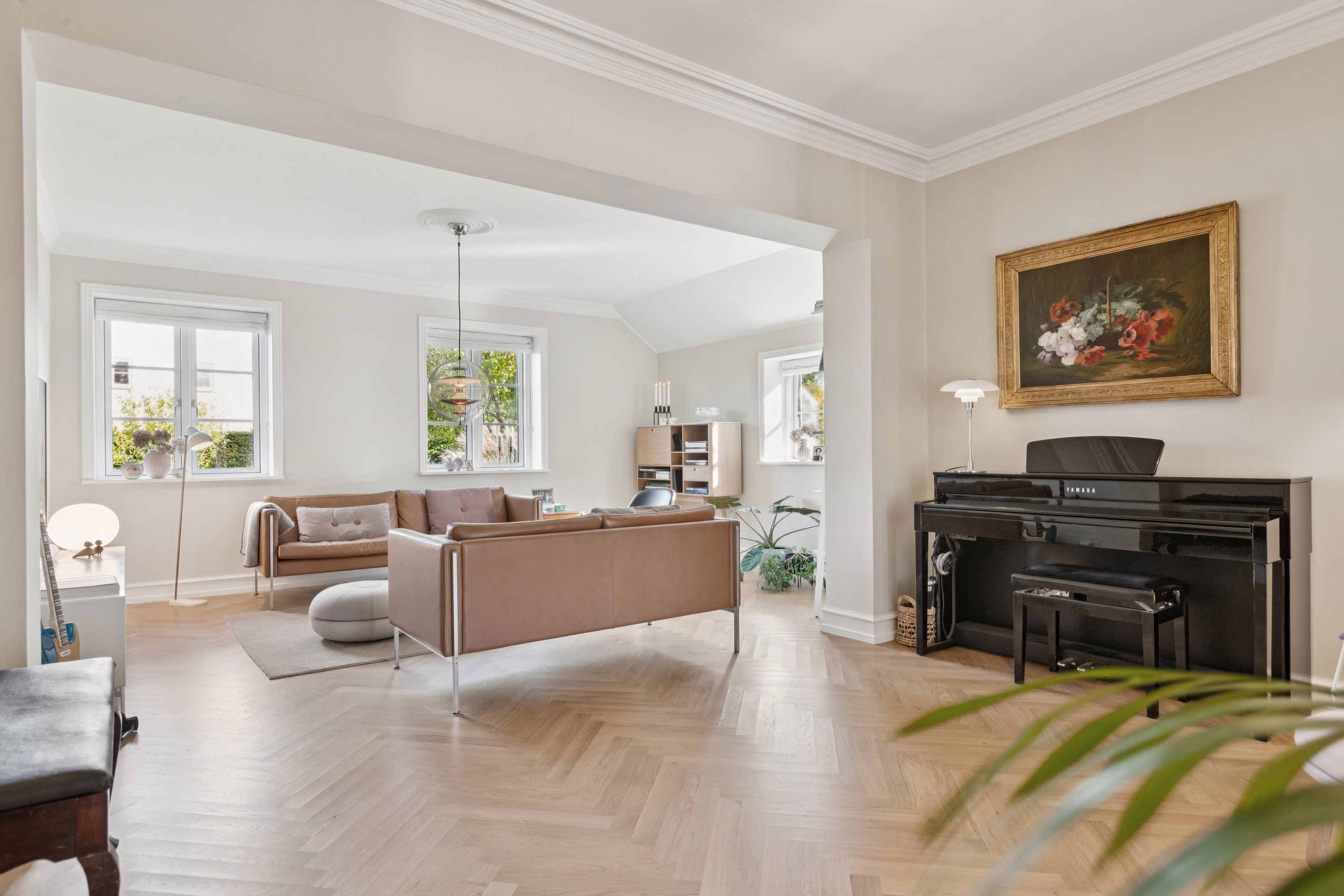 Fremhævet stue billede i fuldskærmstilstand. Billede af Hindholm Alle 14, 2770 Kastrup