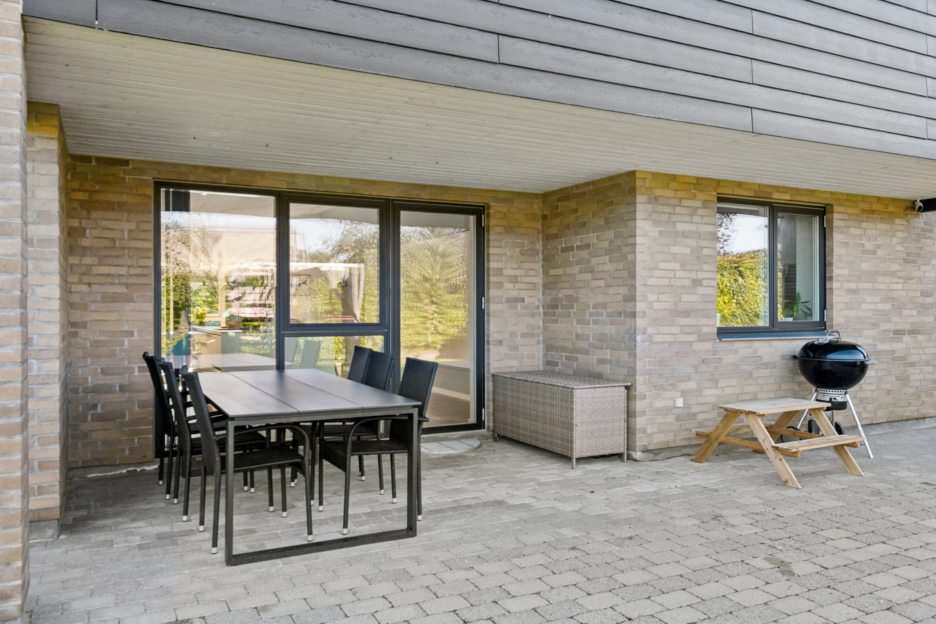 Fremhævet terrasse billede i fuldskærmstilstand. Billede af Hegnet 20, Lund, 8700 Horsens