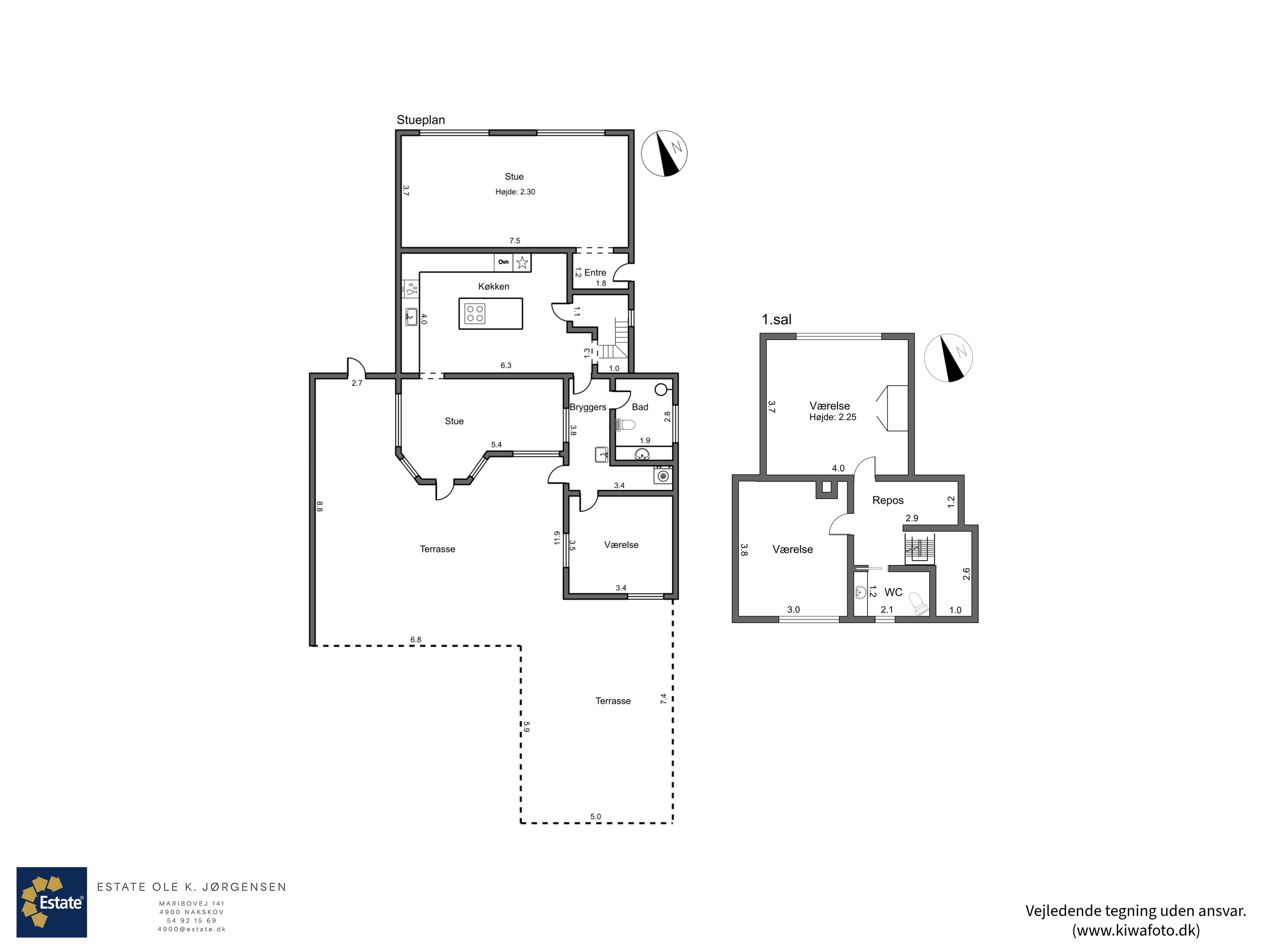 Plantegninger billede af Lavendelvej 23, 4900 Nakskov