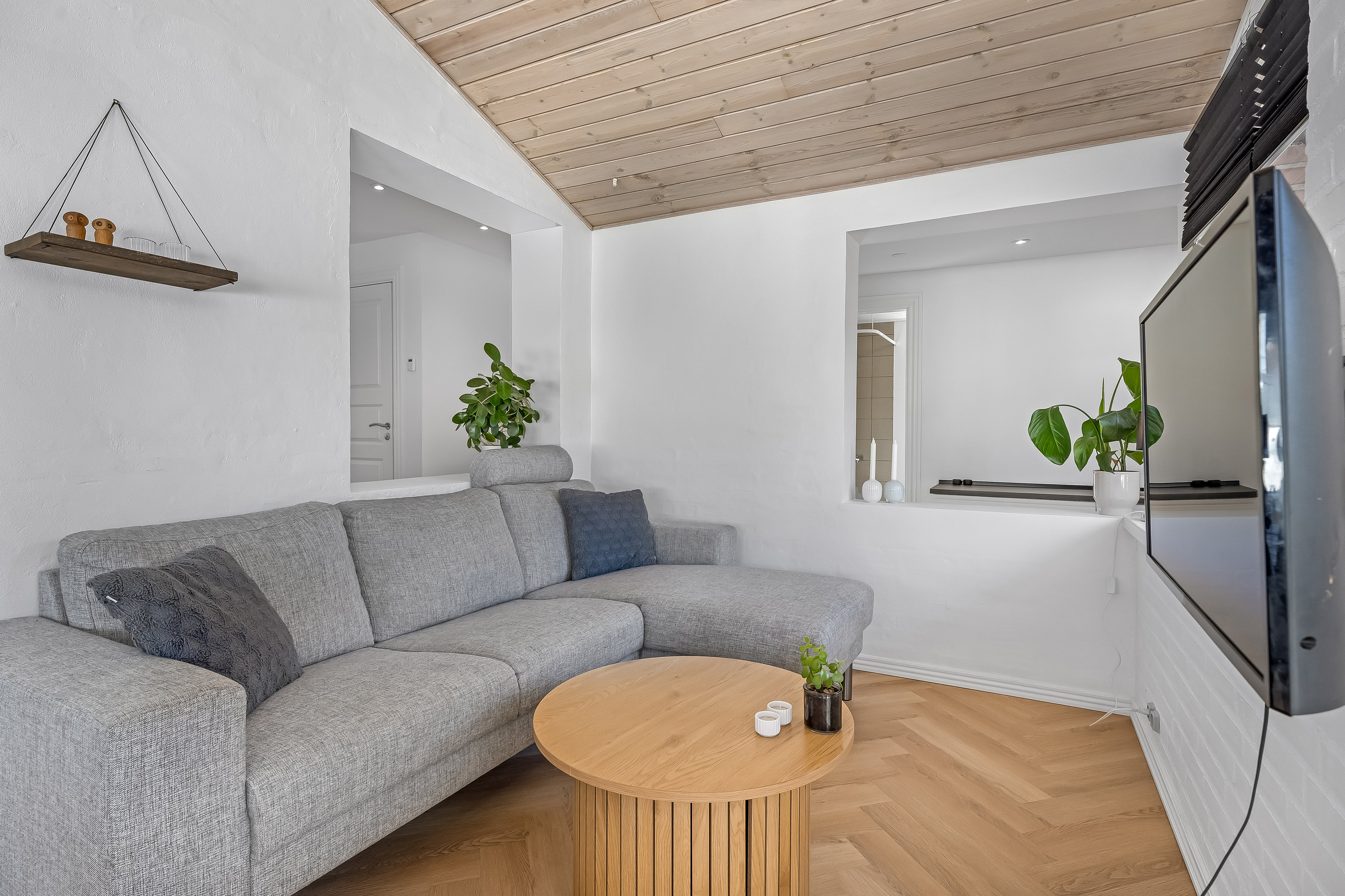 Fremhævet stue billede i fuldskærmstilstand. Billede af Lavendelvej 23, 4900 Nakskov