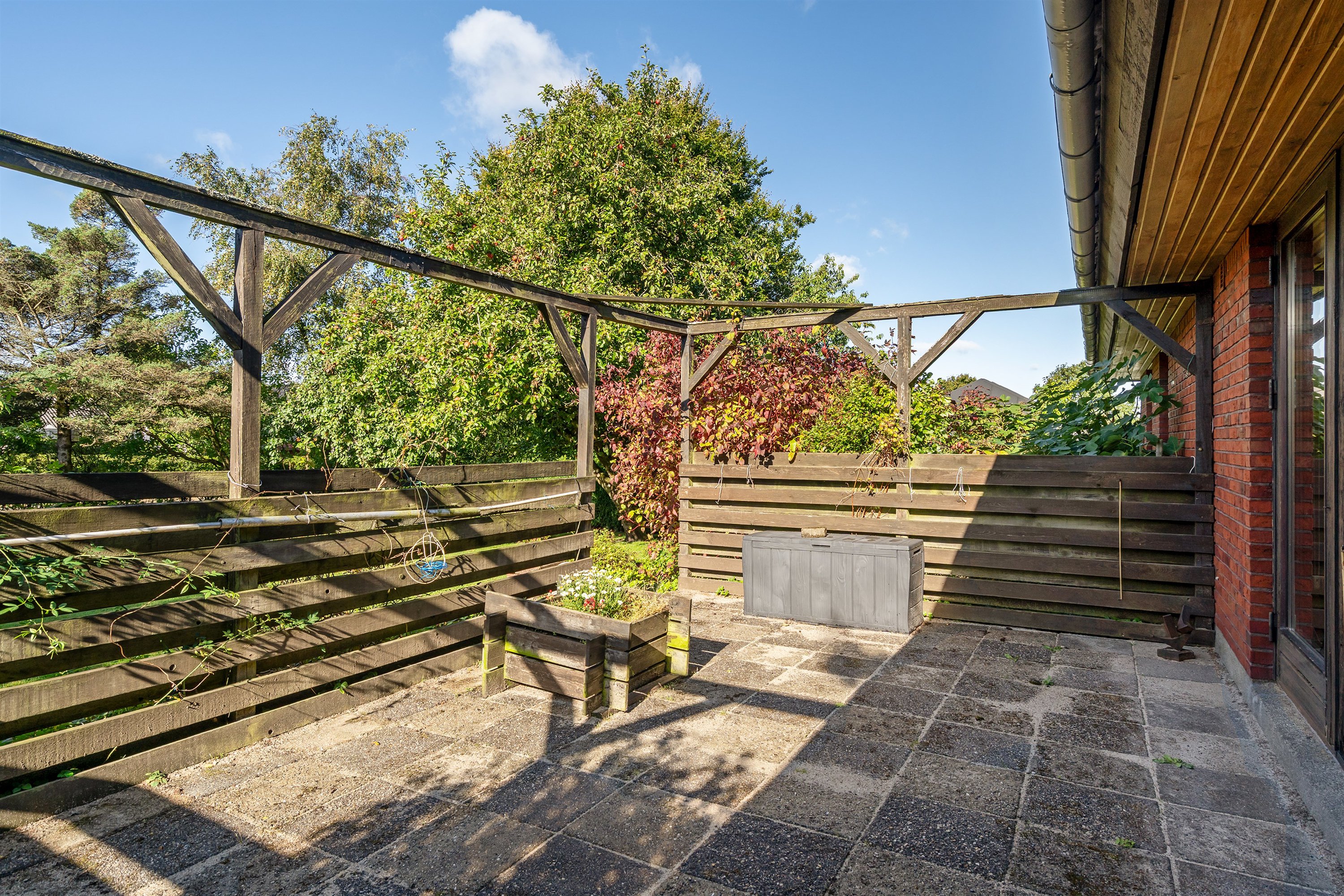 Fremhævet terrasse billede i fuldskærmstilstand. Billede af Lindelunden 19, 6705 Esbjerg Ø