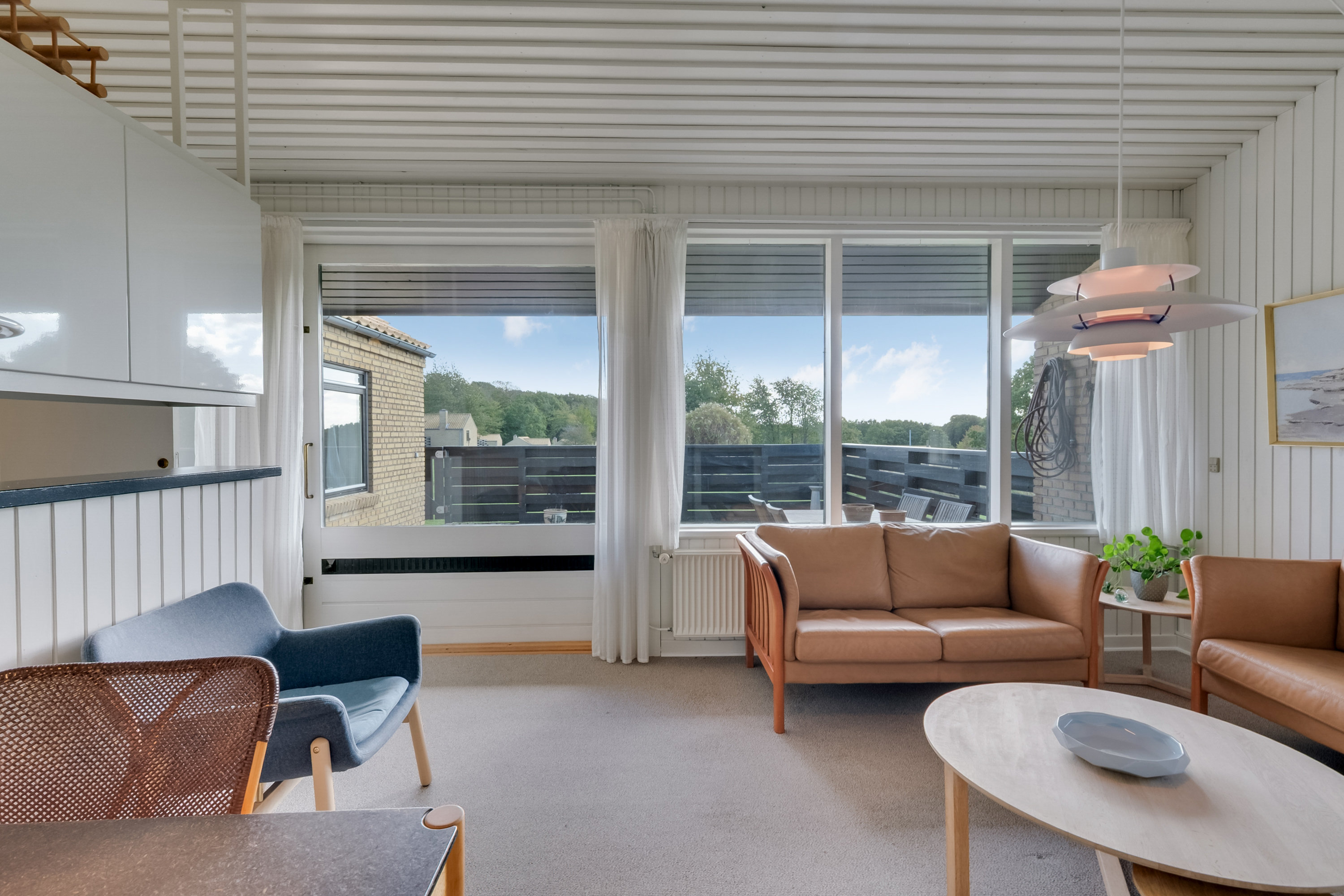 Fremhævet stue billede i fuldskærmstilstand. Billede af Oddevejen 175, 5500 Middelfart