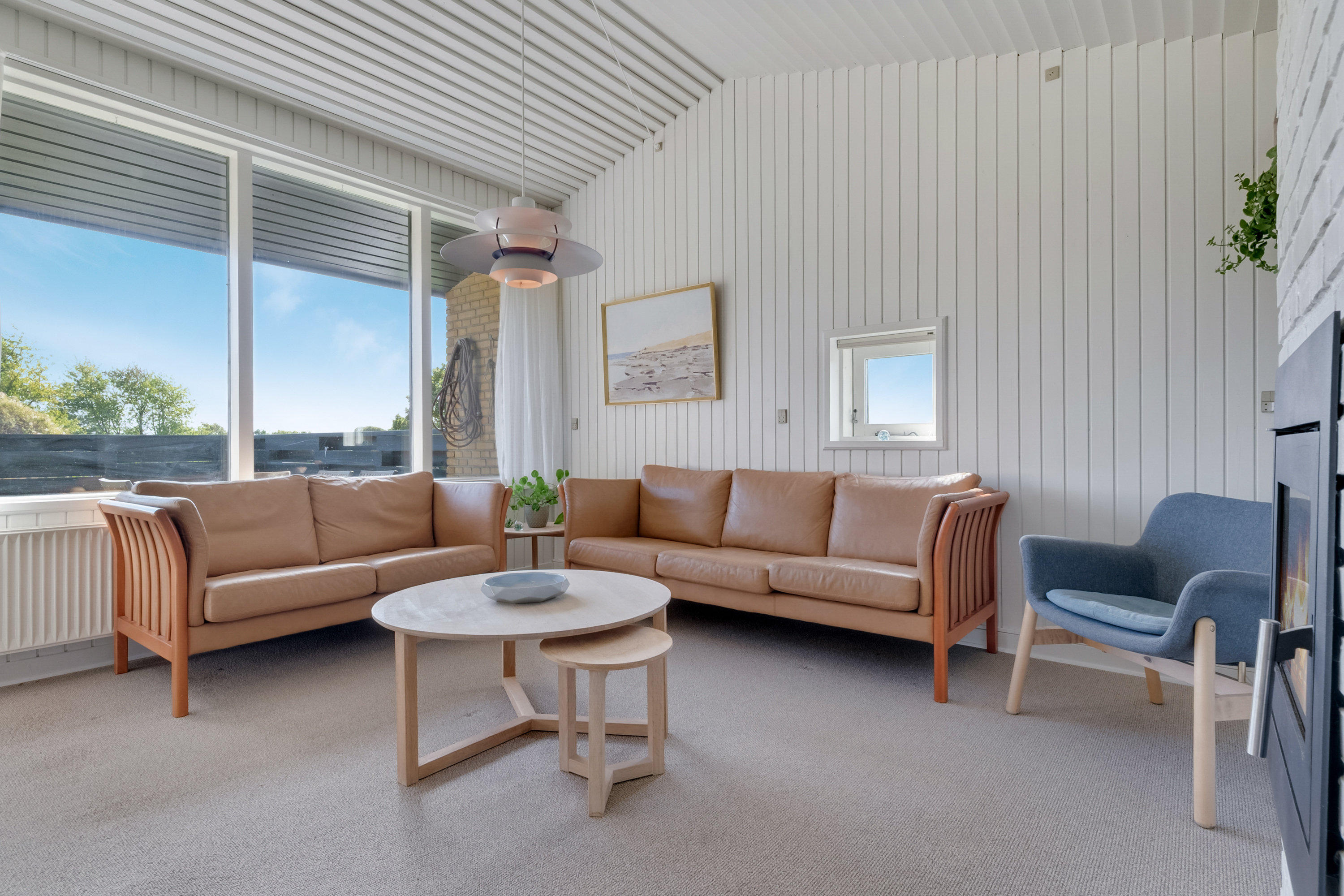 Fremhævet stue billede i fuldskærmstilstand. Billede af Oddevejen 175, 5500 Middelfart