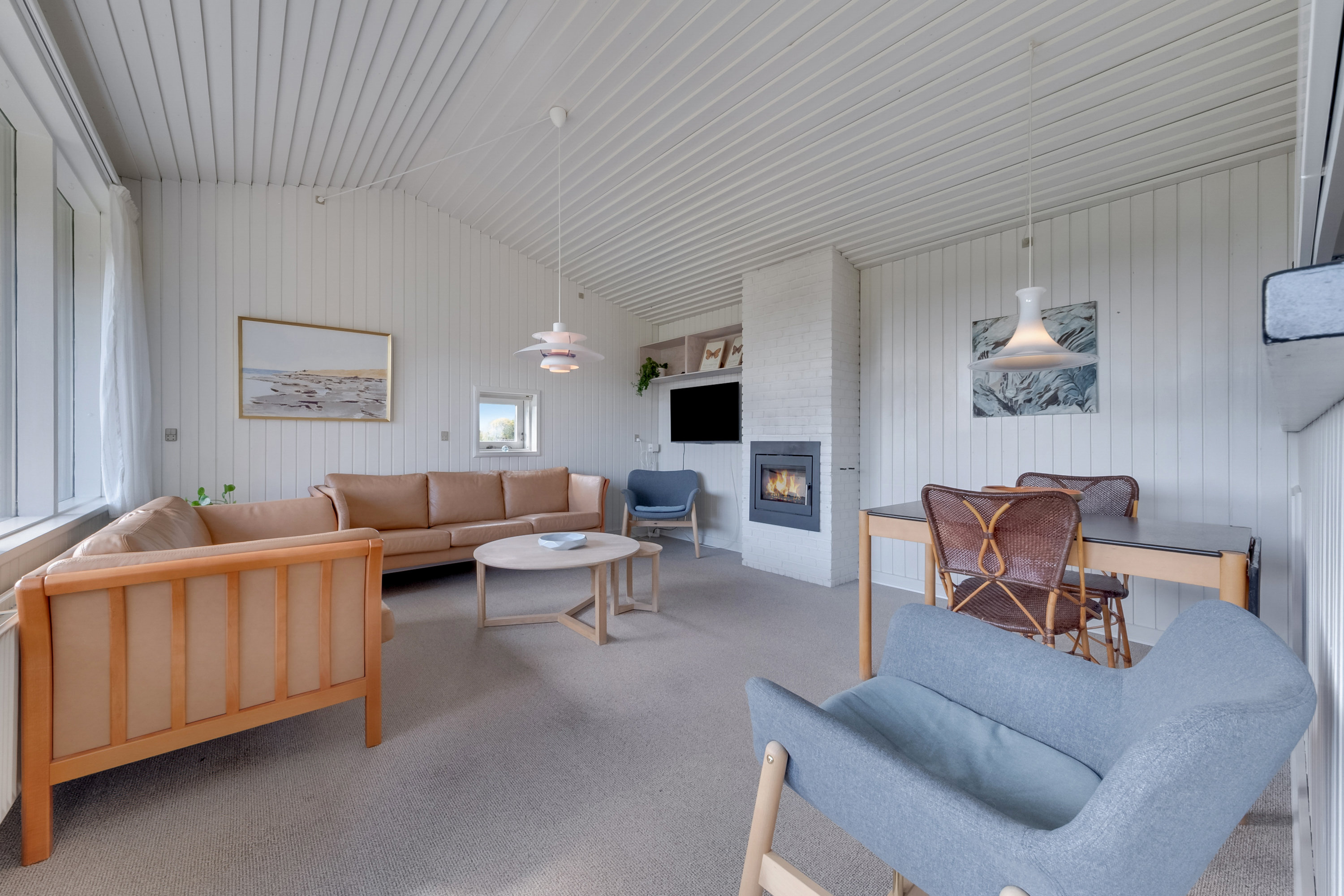 Fremhævet stue billede i fuldskærmstilstand. Billede af Oddevejen 175, 5500 Middelfart