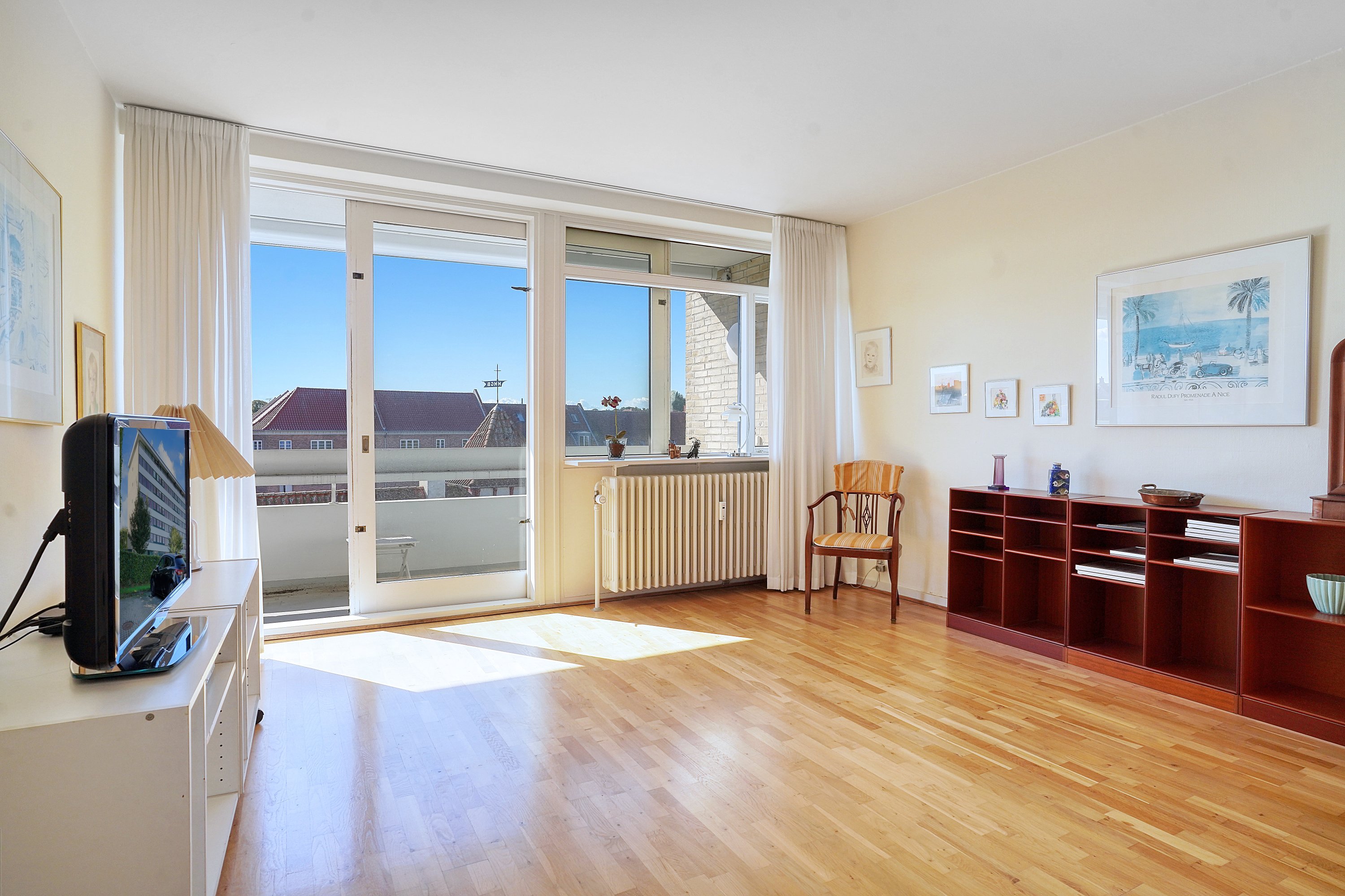 Fremhævet stue billede i fuldskærmstilstand. Billede af Nordlysvænget 8, 4. th., 3000 Helsingør