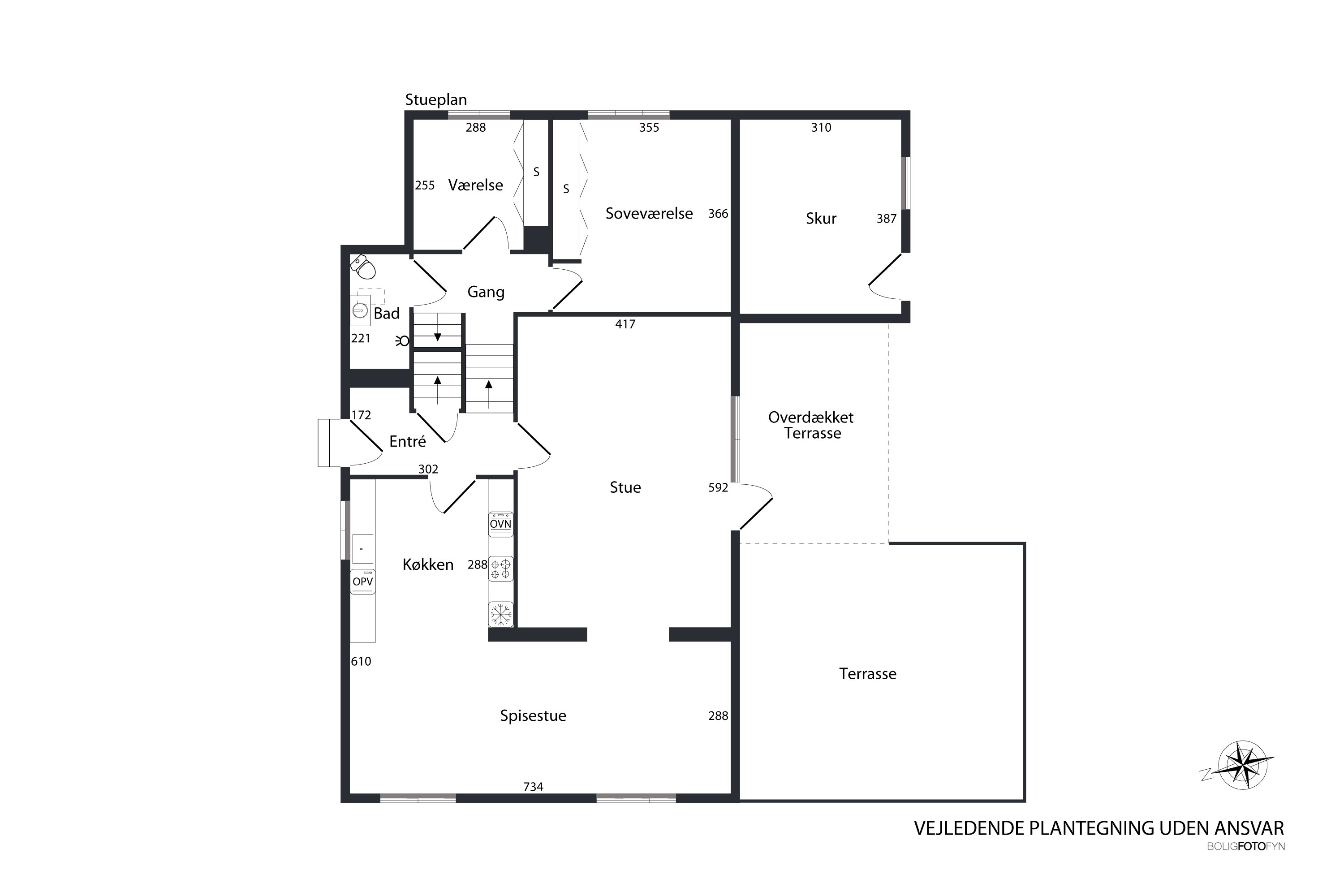 Plantegninger billede af Aldershvilevej 37, 5800 Nyborg