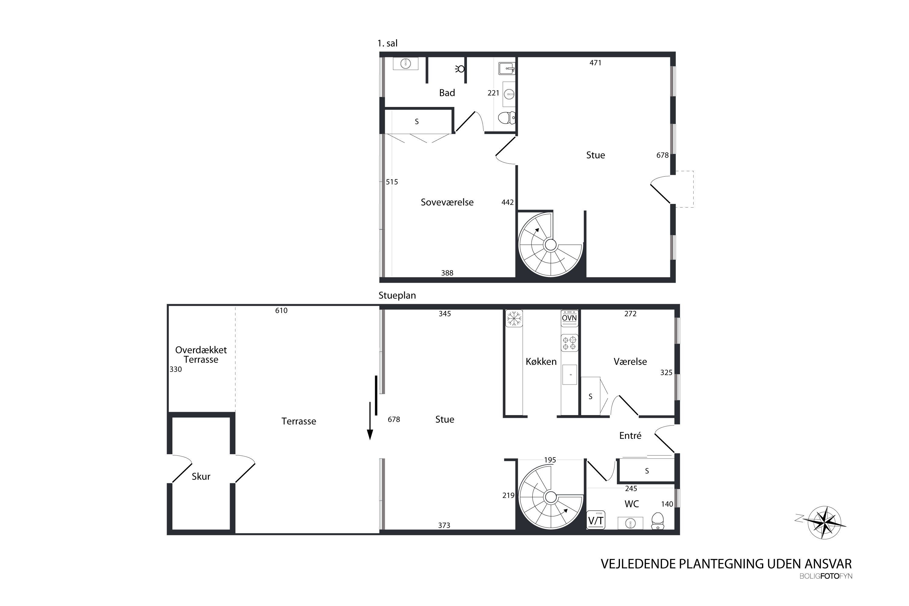 Plantegninger billede af Nyenstad 25, 5800 Nyborg