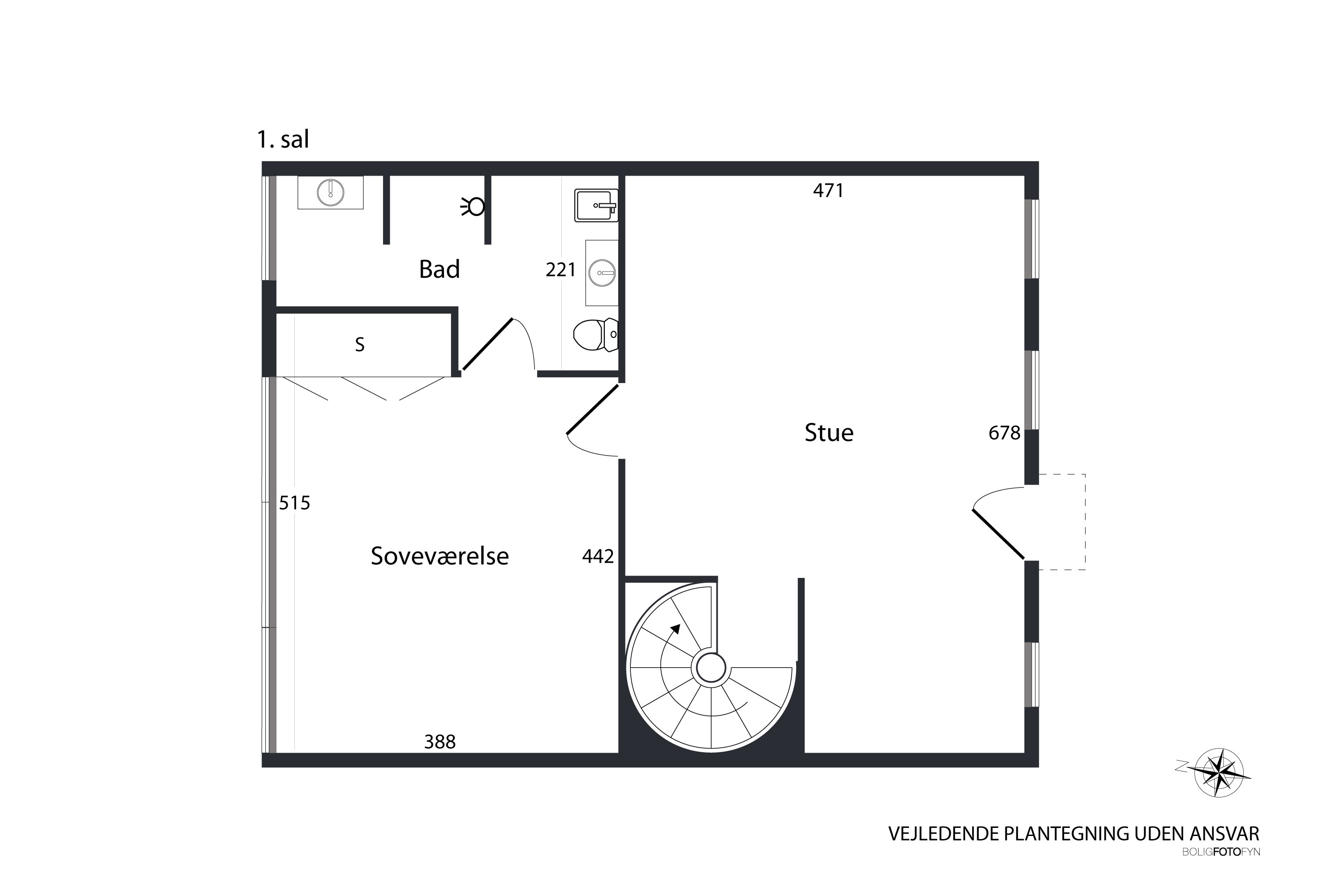 Plantegninger billede af Nyenstad 25, 5800 Nyborg