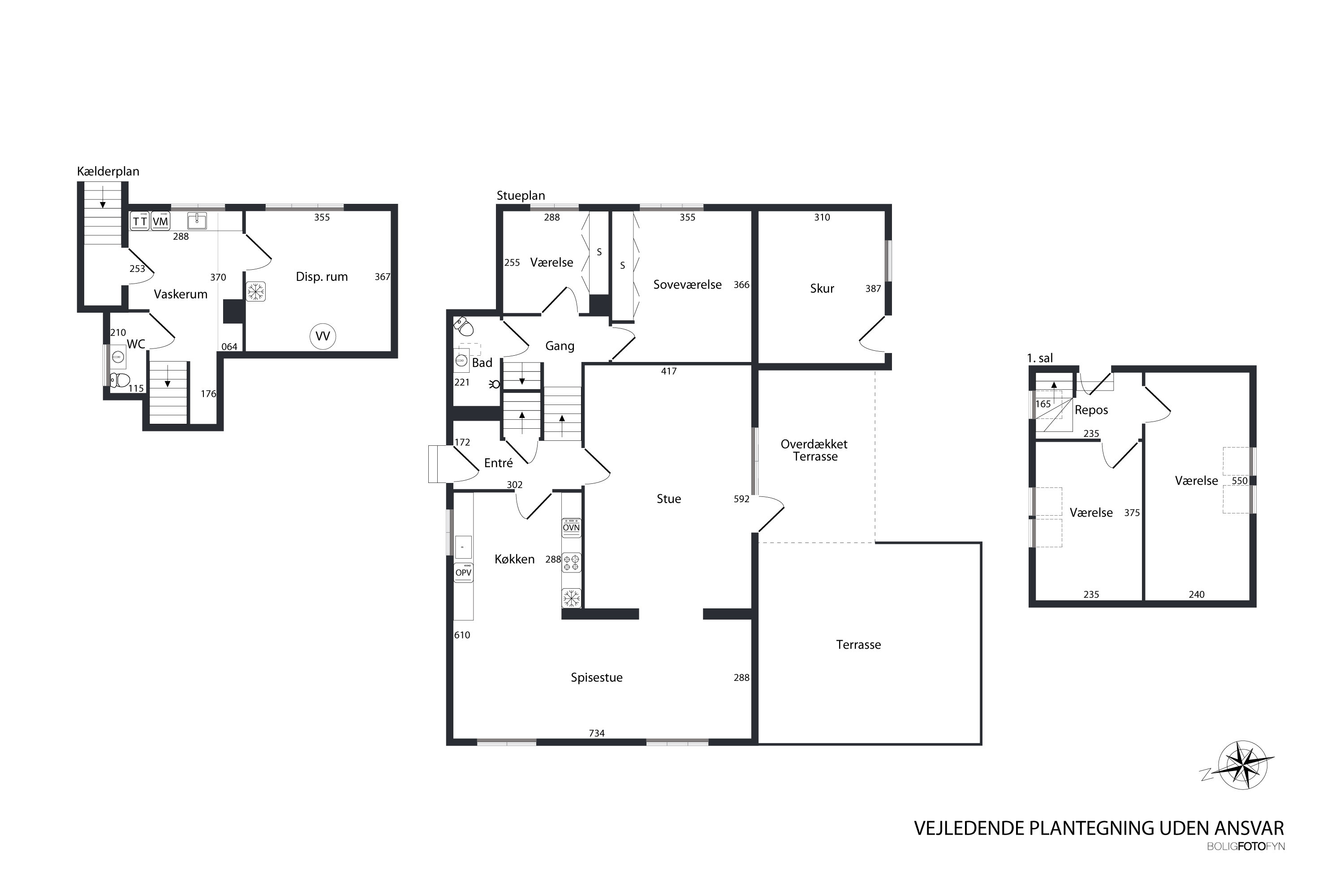 Plantegninger billede af Aldershvilevej 37, 5800 Nyborg