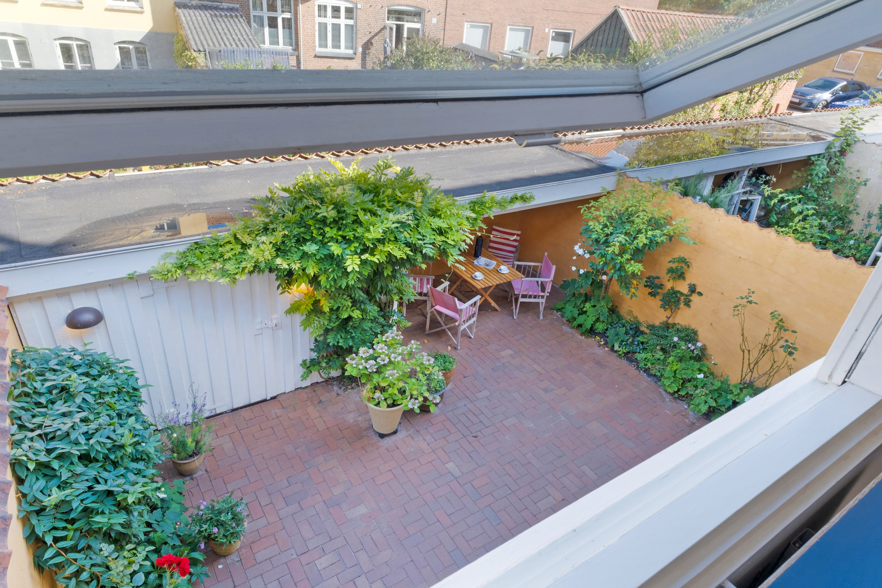 Fremhævet terrasse billede i fuldskærmstilstand. Billede af Nyenstad 25, 5800 Nyborg