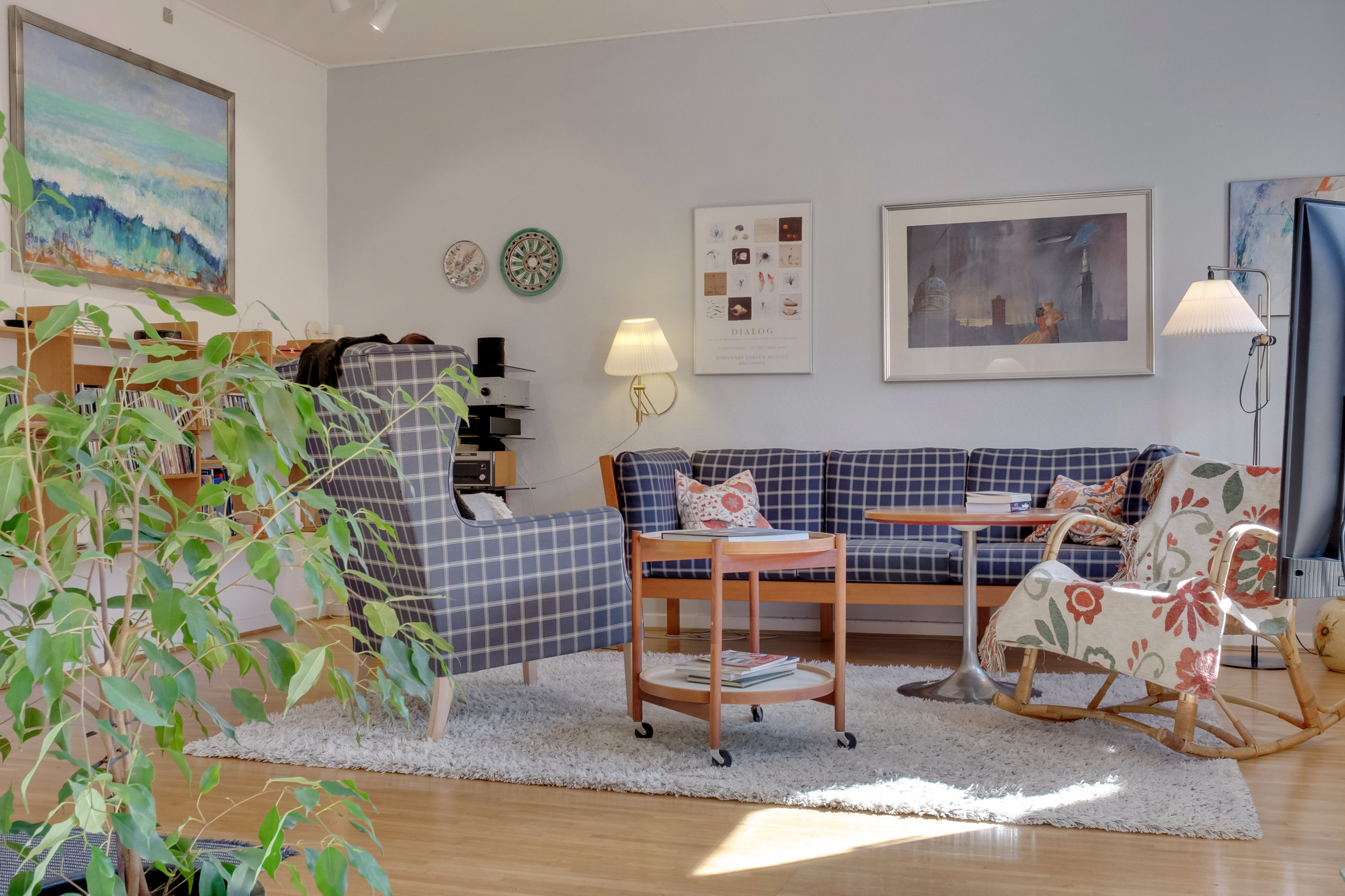 Fremhævet stue billede i fuldskærmstilstand. Billede af Nyenstad 25, 5800 Nyborg