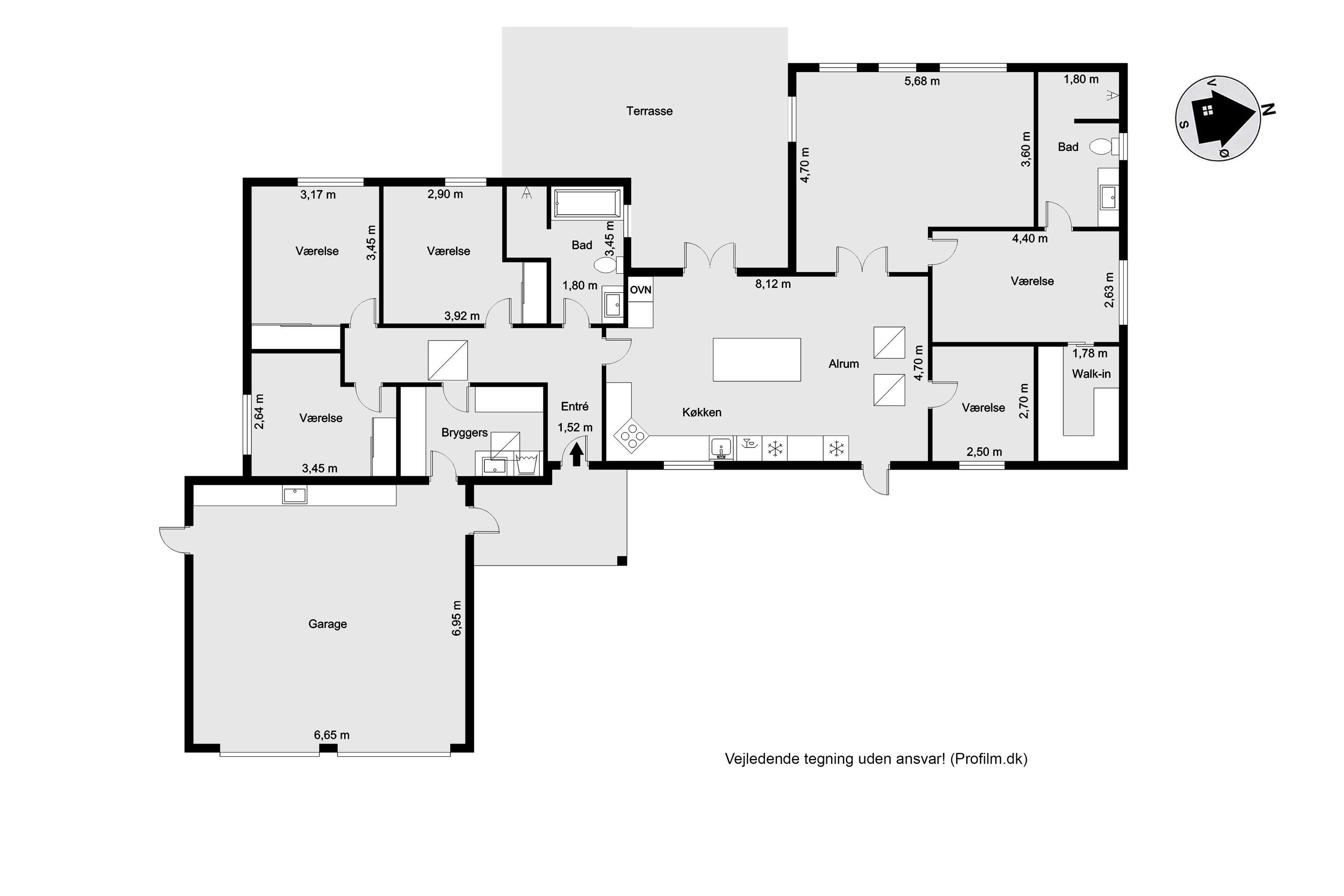 Plantegninger billede af Under Linden 41, Halgårde, 7500 Holstebro