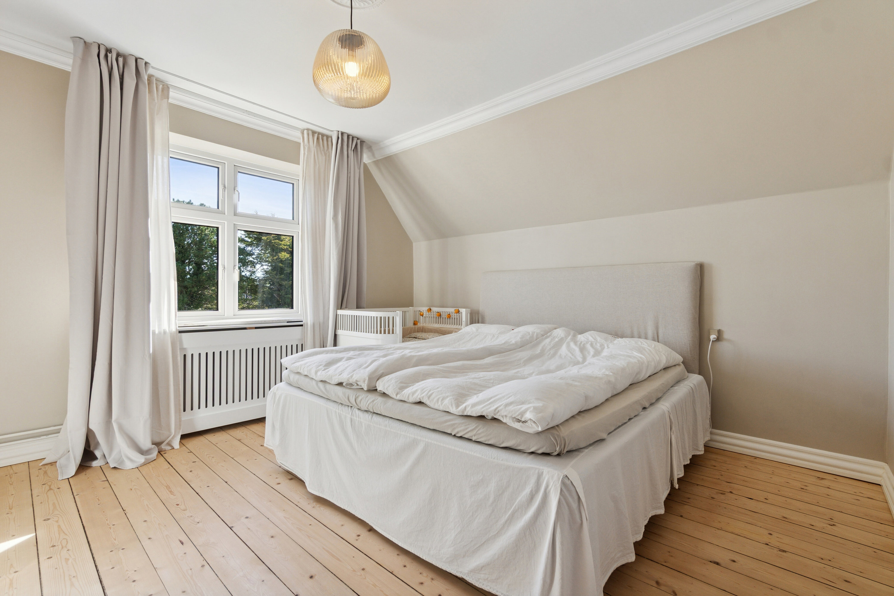 Fremhævet soveværelse billede i fuldskærmstilstand. Billede af Margrethevej 17, 7700 Thisted