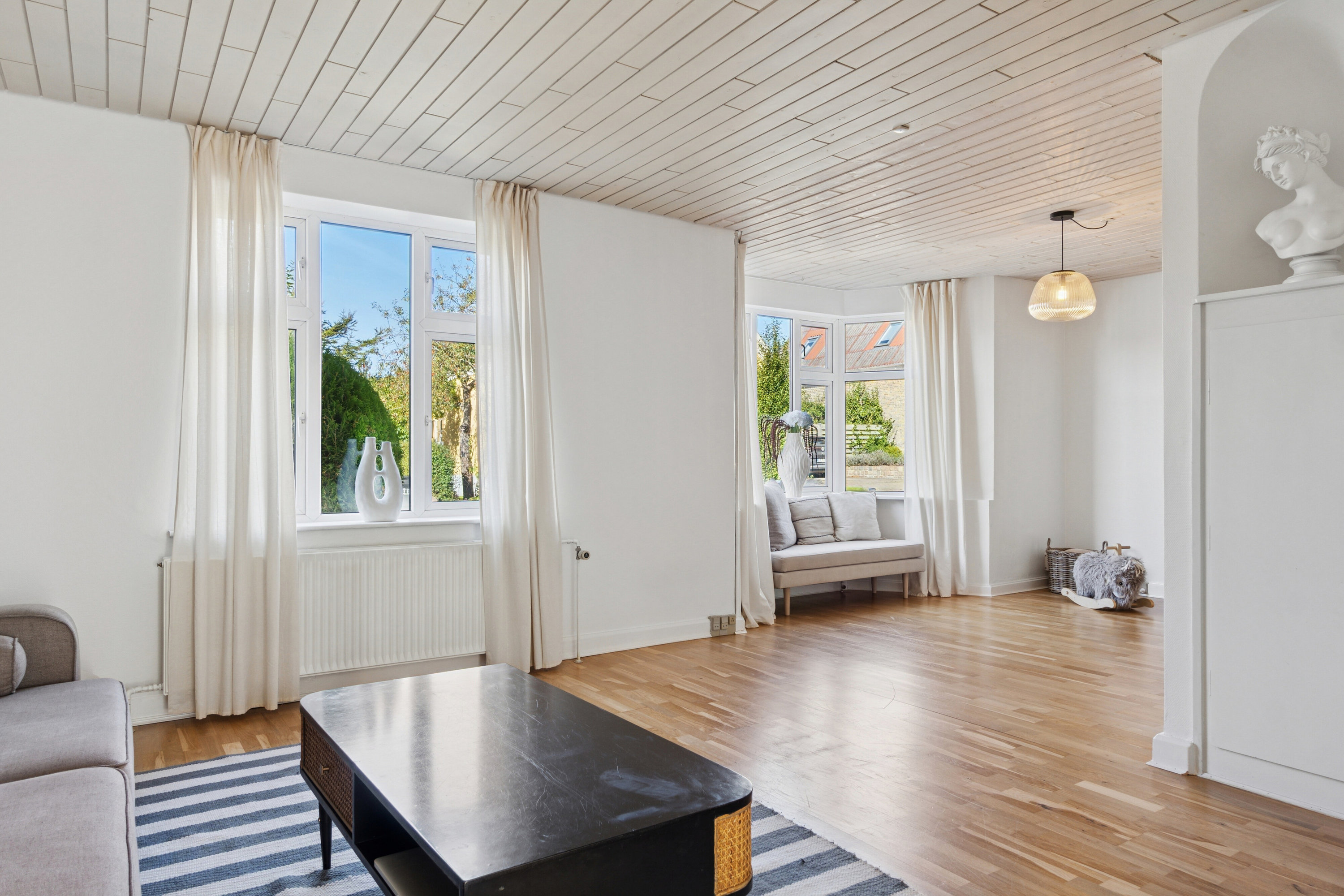 Fremhævet stue billede i fuldskærmstilstand. Billede af Margrethevej 17, 7700 Thisted