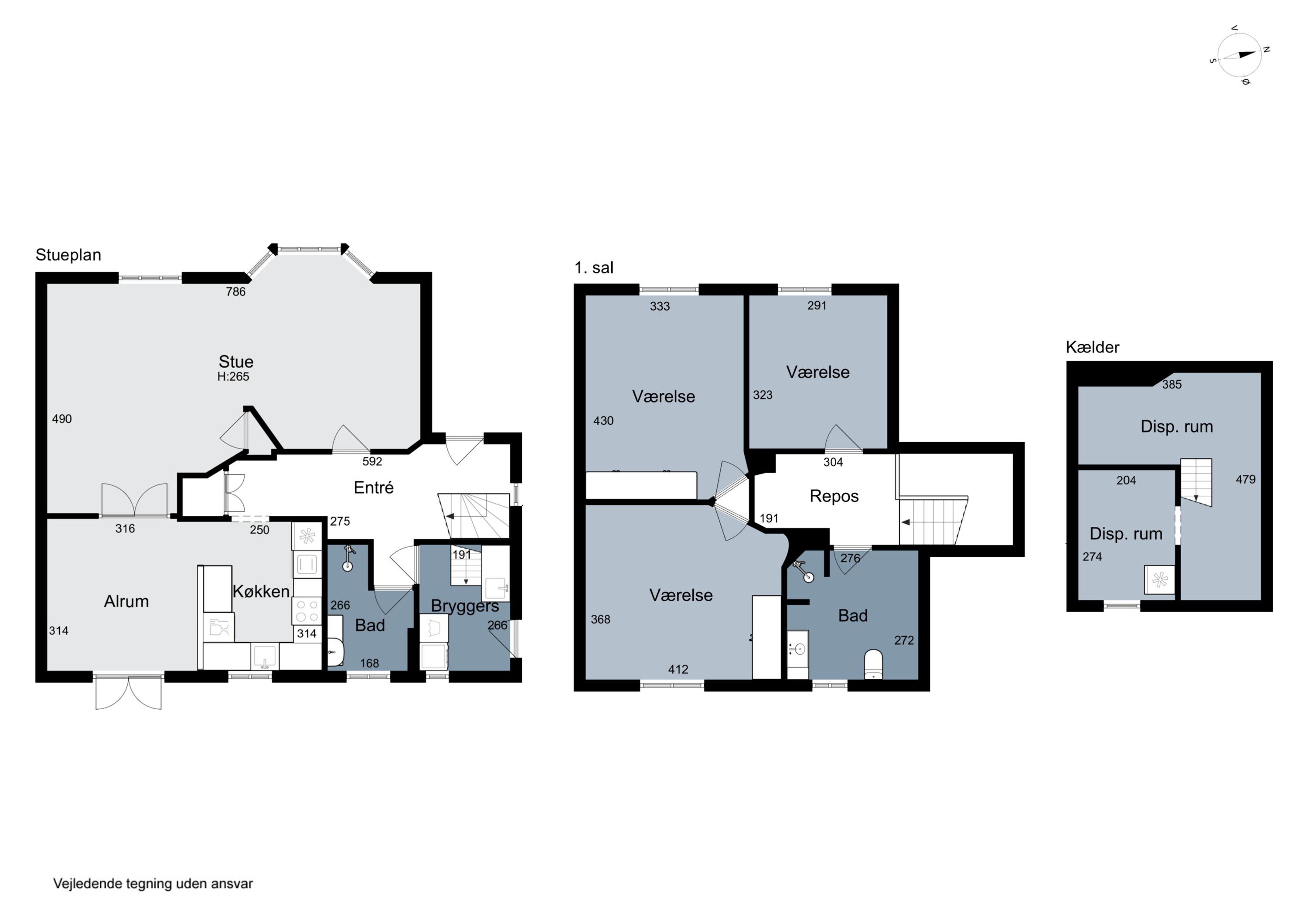 Plantegninger billede af Margrethevej 17, 7700 Thisted