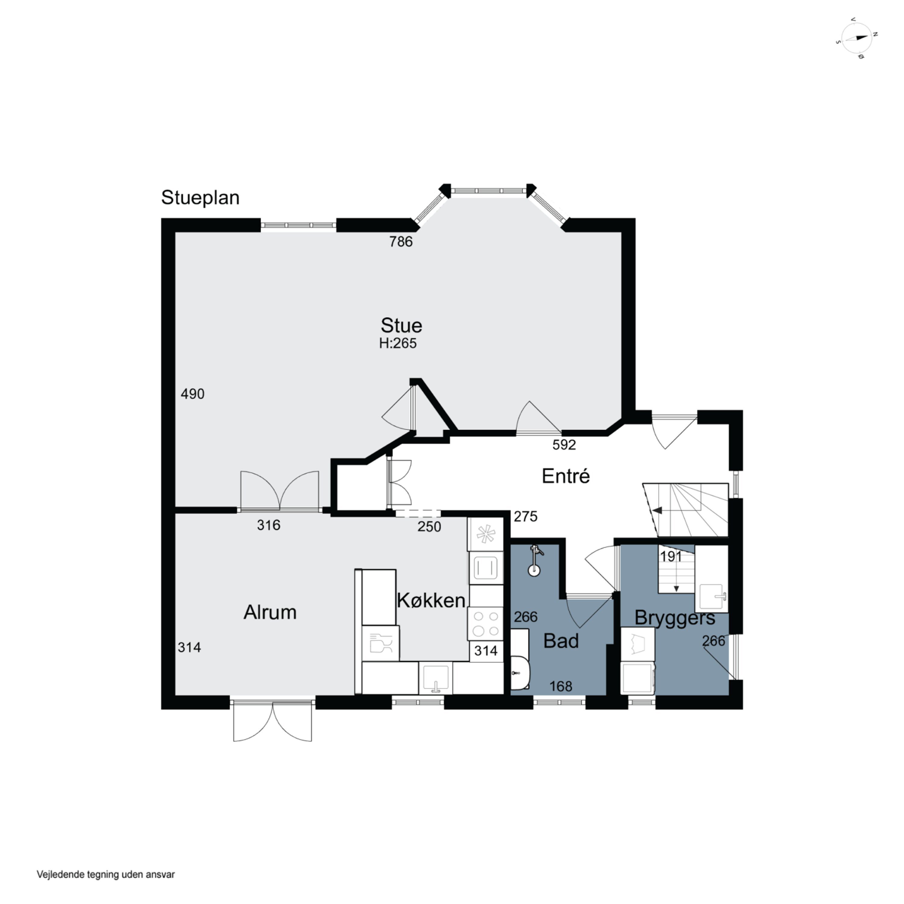 Plantegninger billede af Margrethevej 17, 7700 Thisted