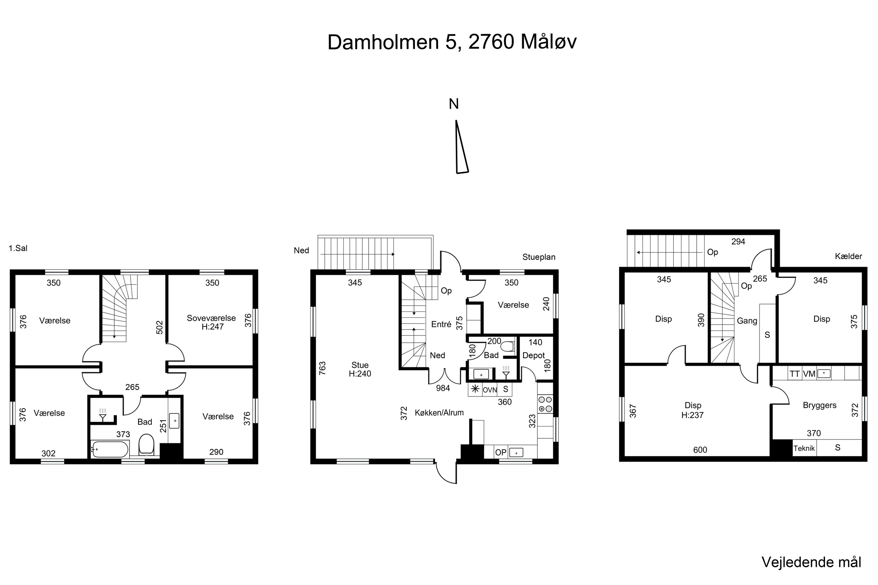 Plantegninger billede af Damholmen 5, 2760 Måløv