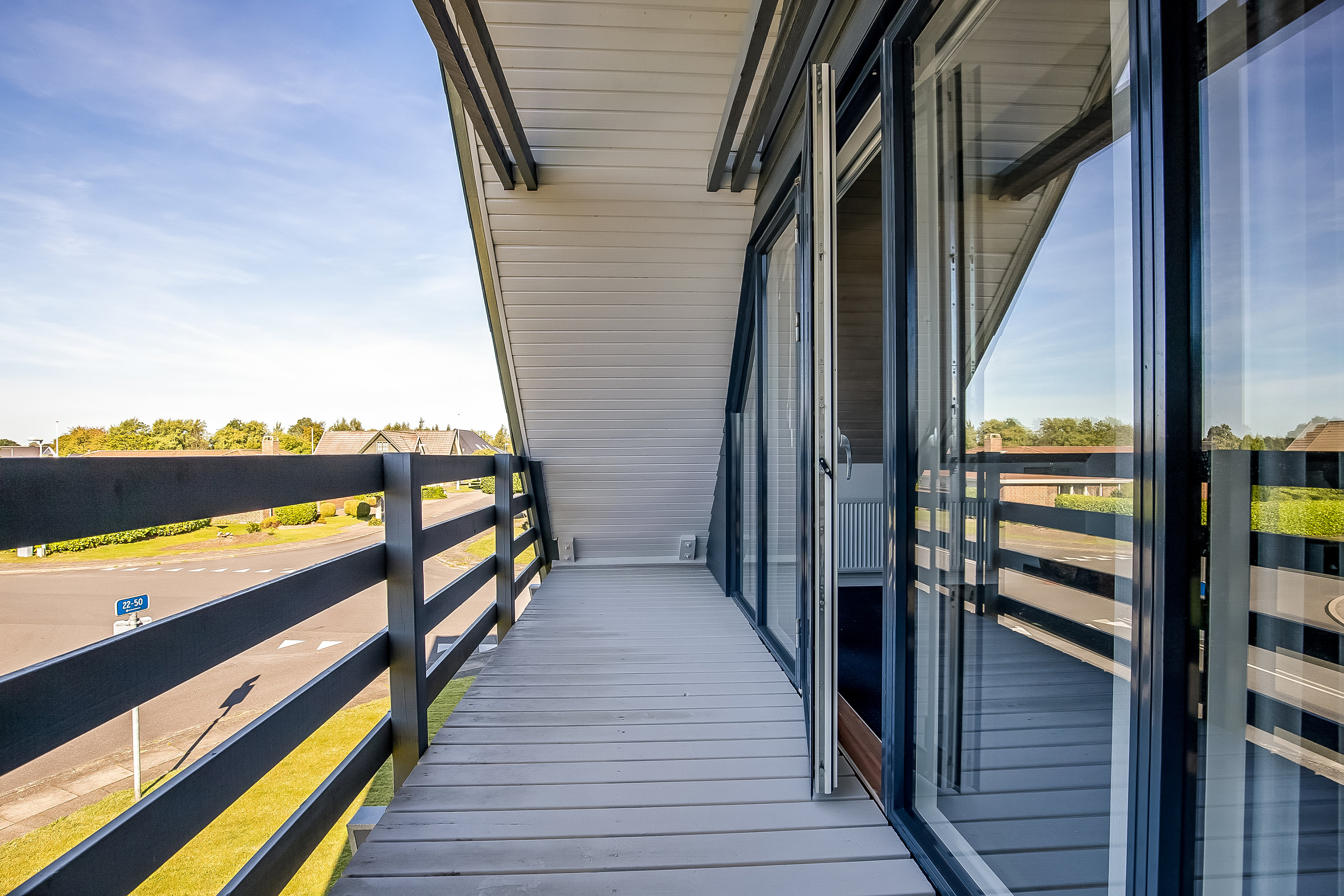 Fremhævet altan billede i fuldskærmstilstand. Billede af Hesselkær 50, 7100 Vejle