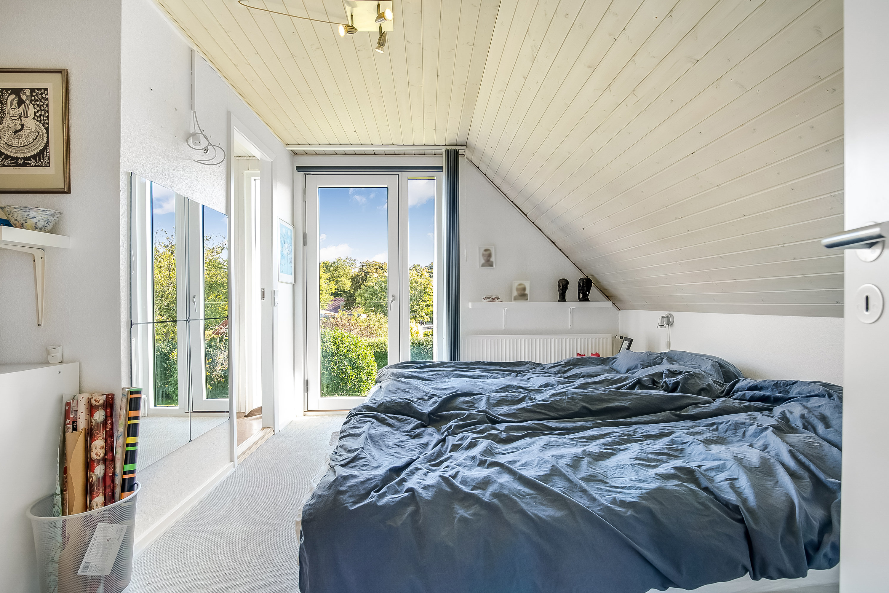 Fremhævet soveværelse billede i fuldskærmstilstand. Billede af Hesselkær 50, 7100 Vejle