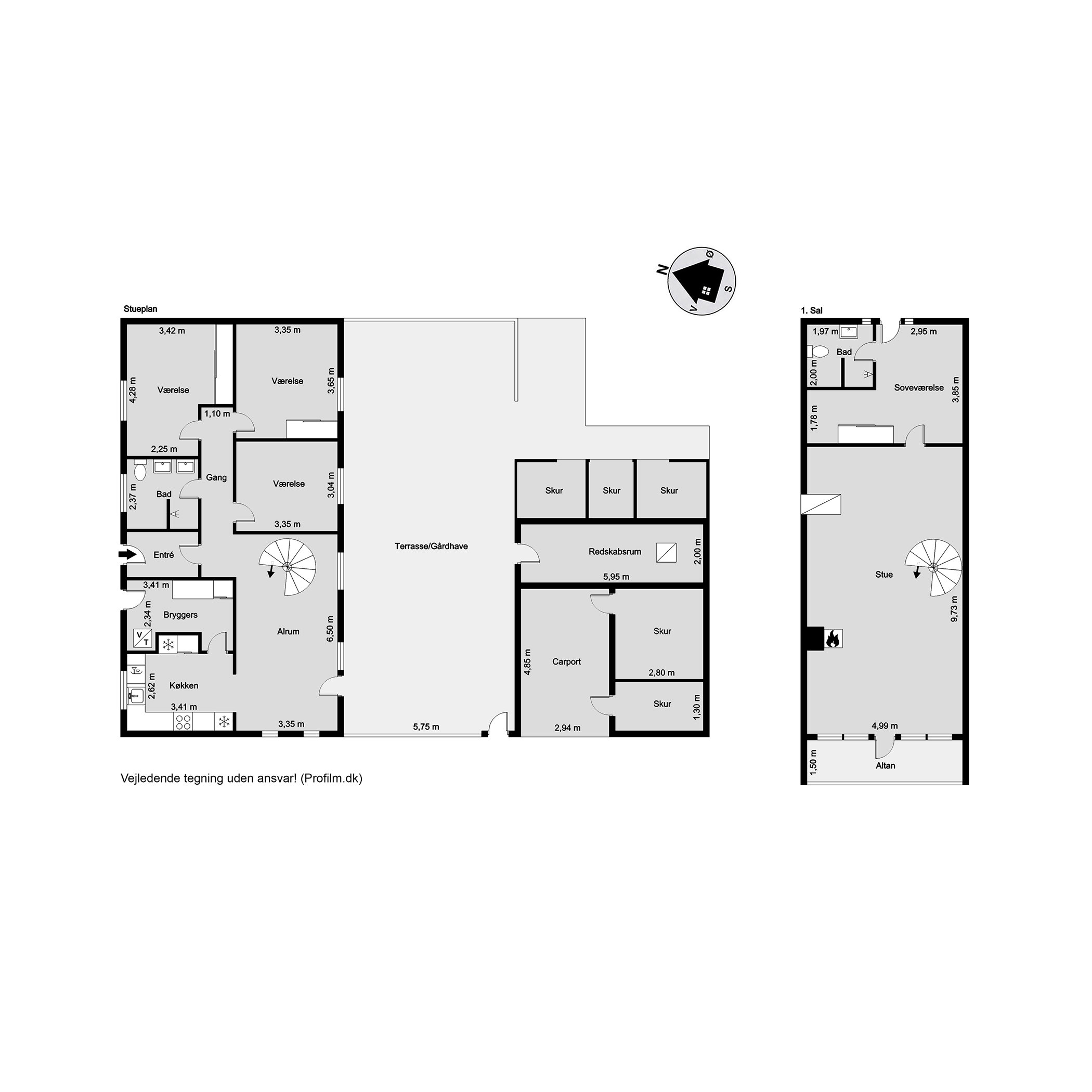 Plantegninger billede af Hesselkær 50, 7100 Vejle