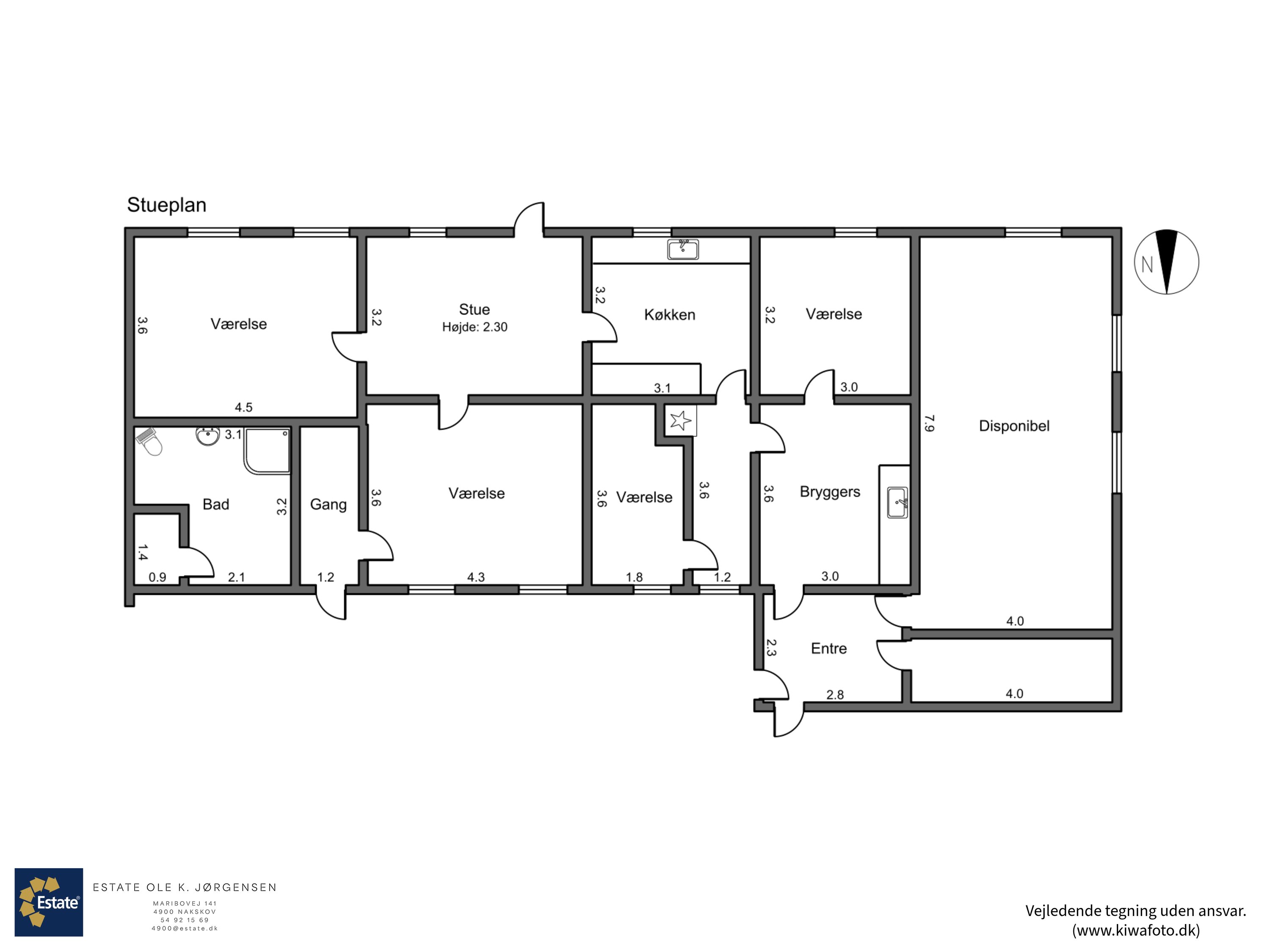Plantegninger billede af Keldernæs Hovvej 4, 4952 Stokkemarke