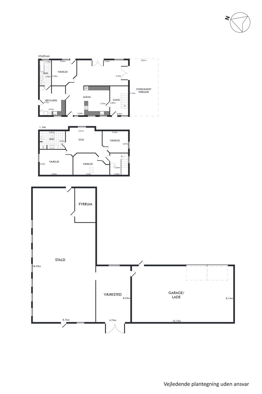 Plantegninger billede af Sdr Lourupvej 30, Lourup, 6690 Gørding