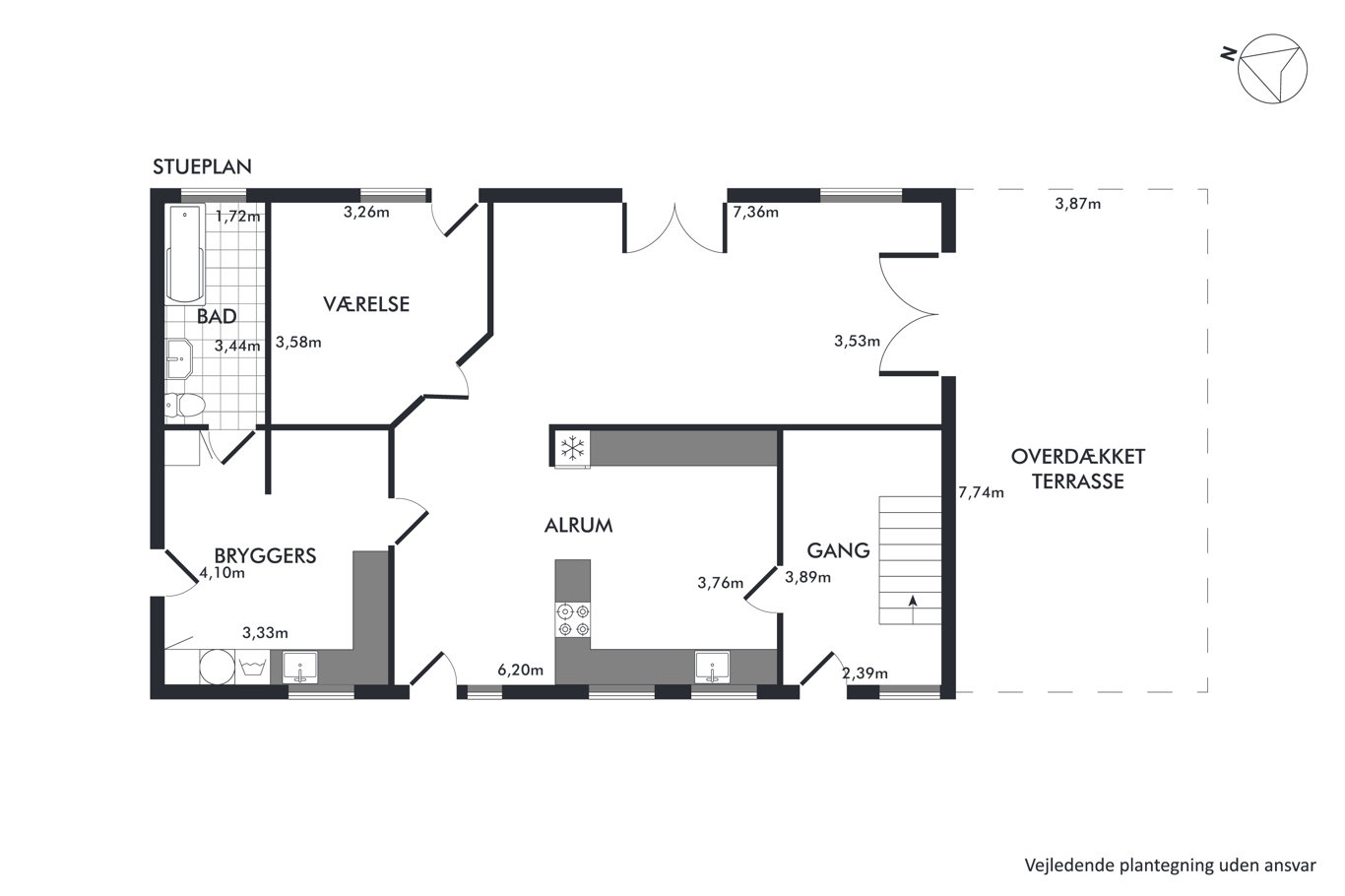 Plantegninger billede af Sdr Lourupvej 30, Lourup, 6690 Gørding