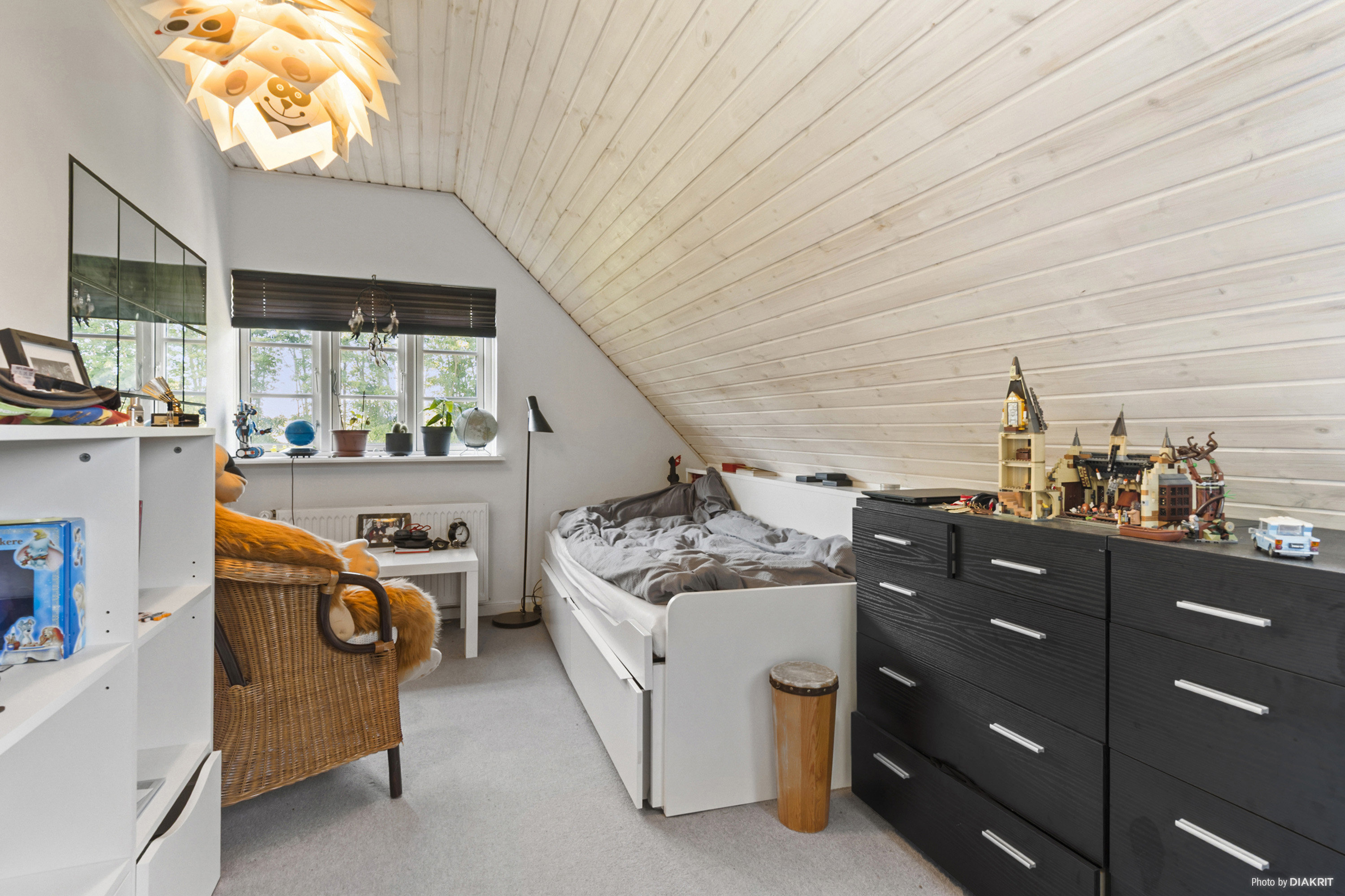 Fremhævet soveværelse billede i fuldskærmstilstand. Billede af Grønnevej 19, Lellinge, 4600 Køge