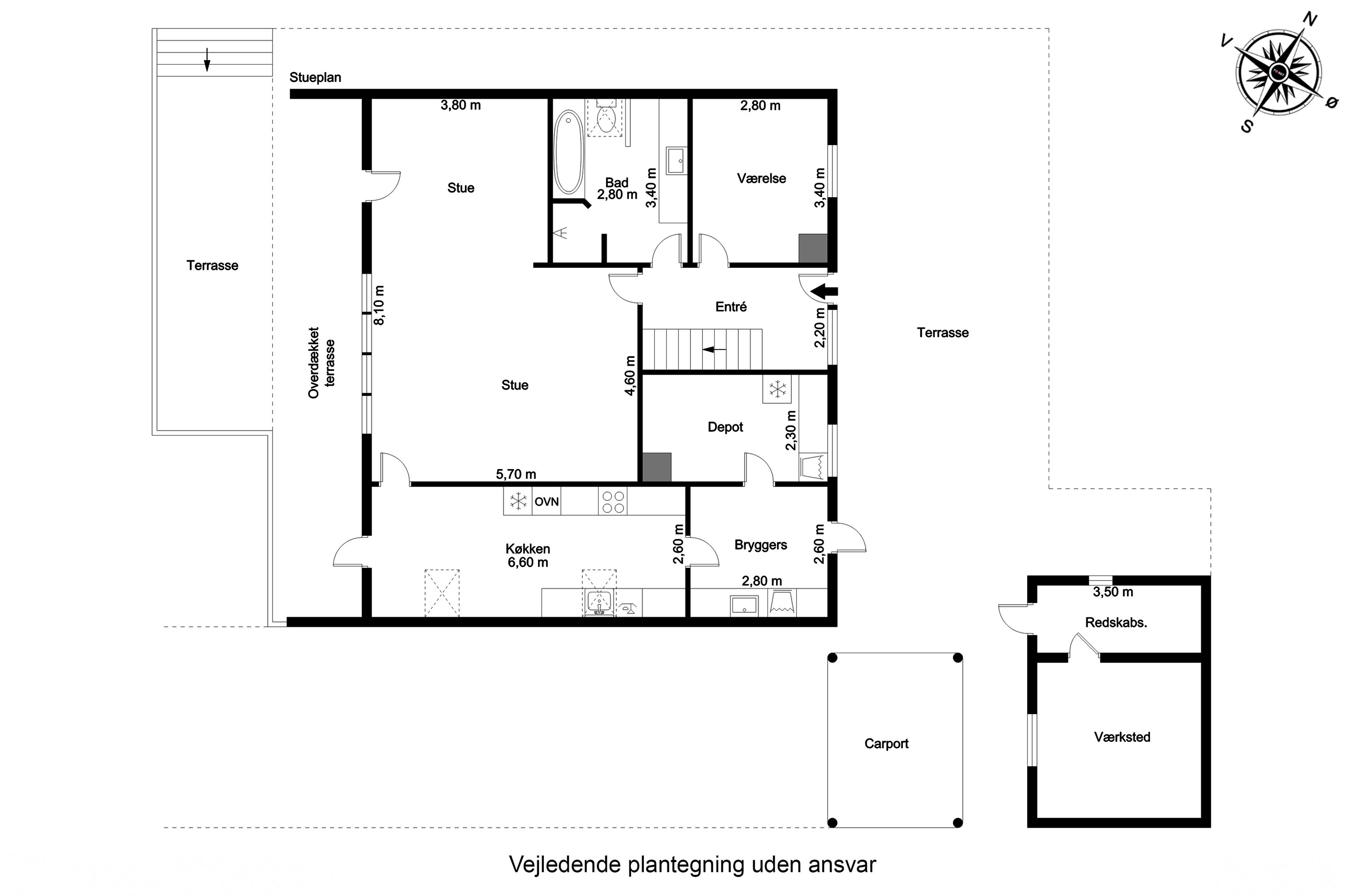 Plantegninger billede af Troldeskovvej 17, 5700 Svendborg