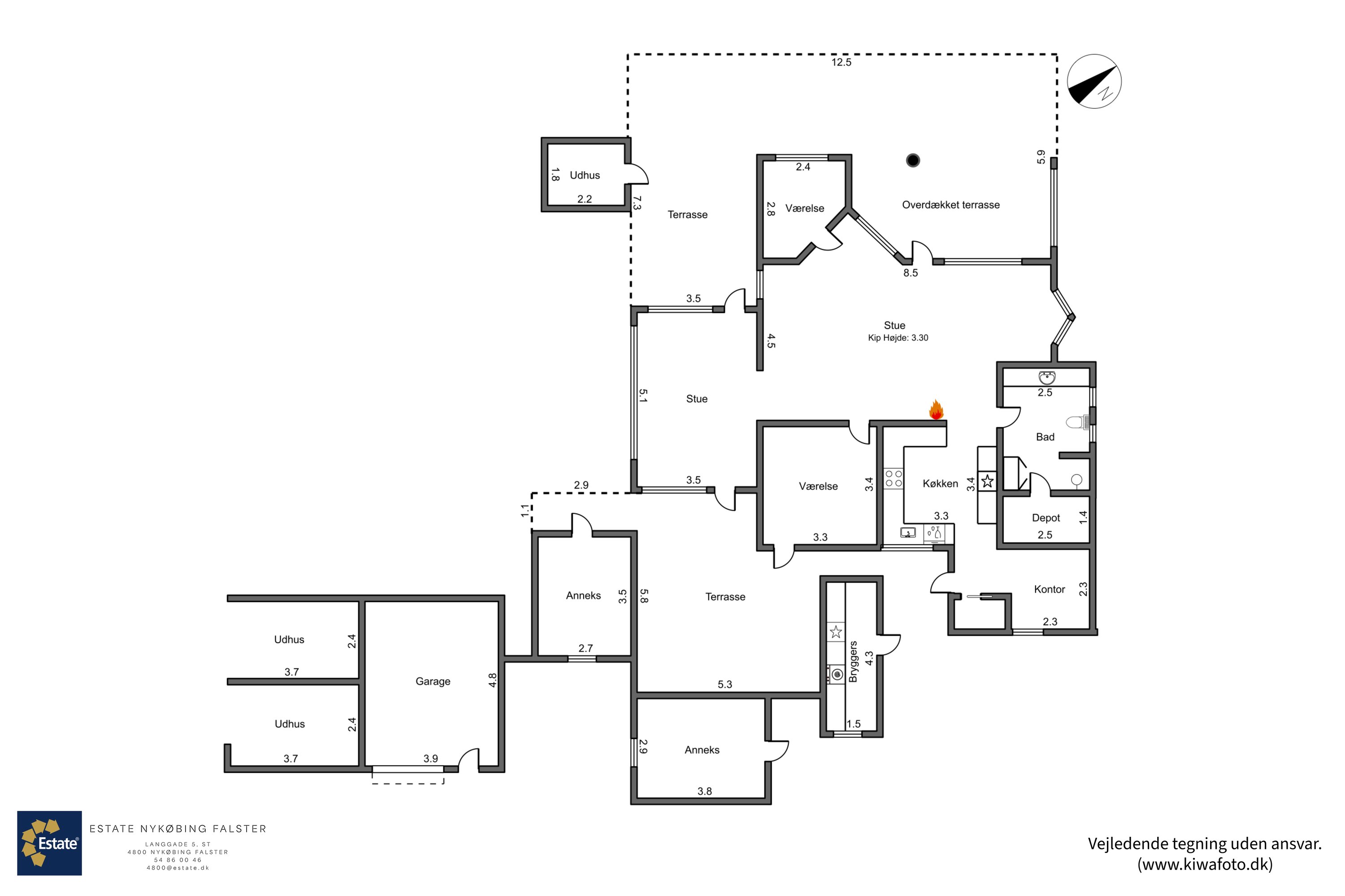 Plantegninger billede af Mælkebøttevej 27, 4873 Væggerløse