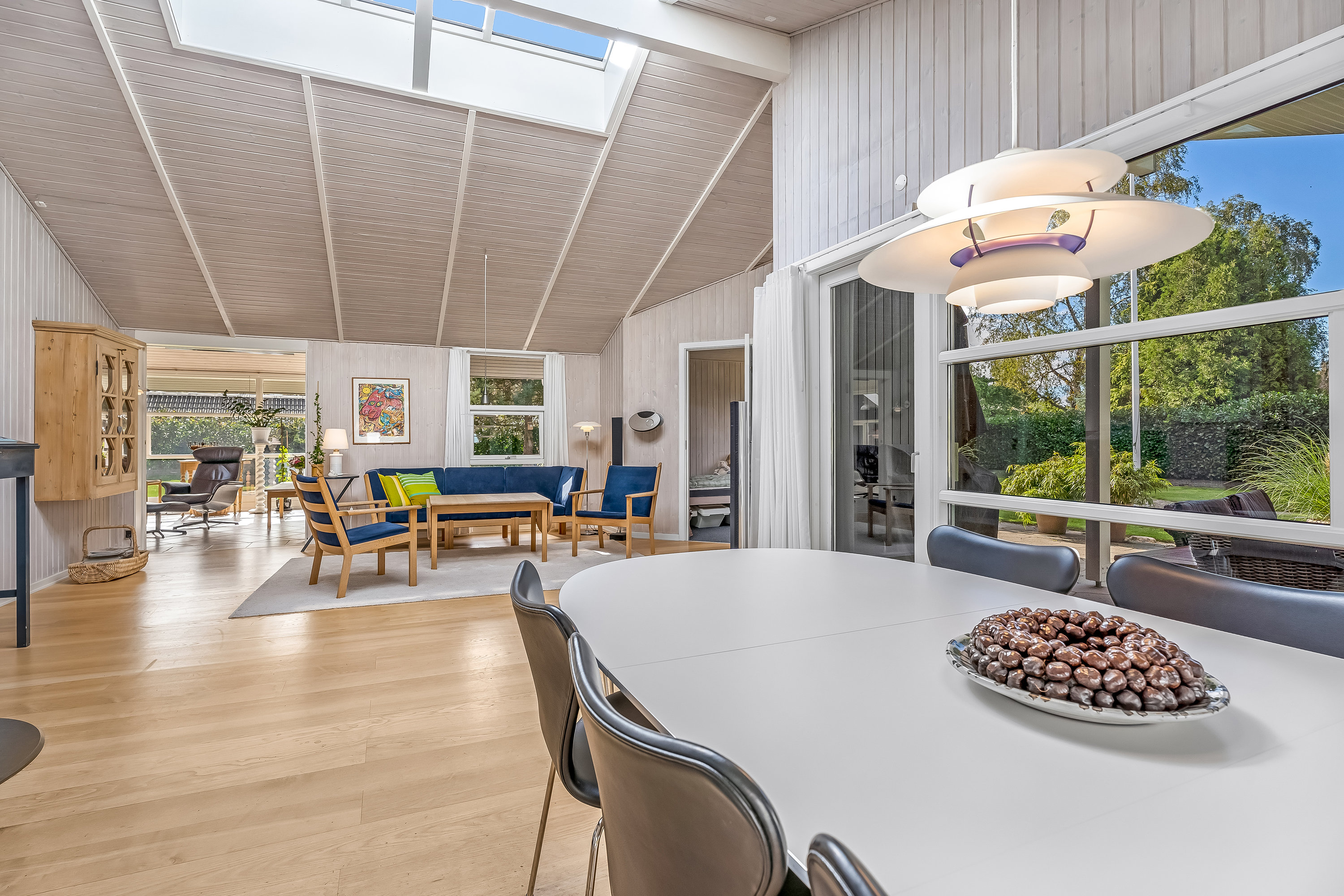 Fremhævet stue billede i fuldskærmstilstand. Billede af Mælkebøttevej 27, 4873 Væggerløse