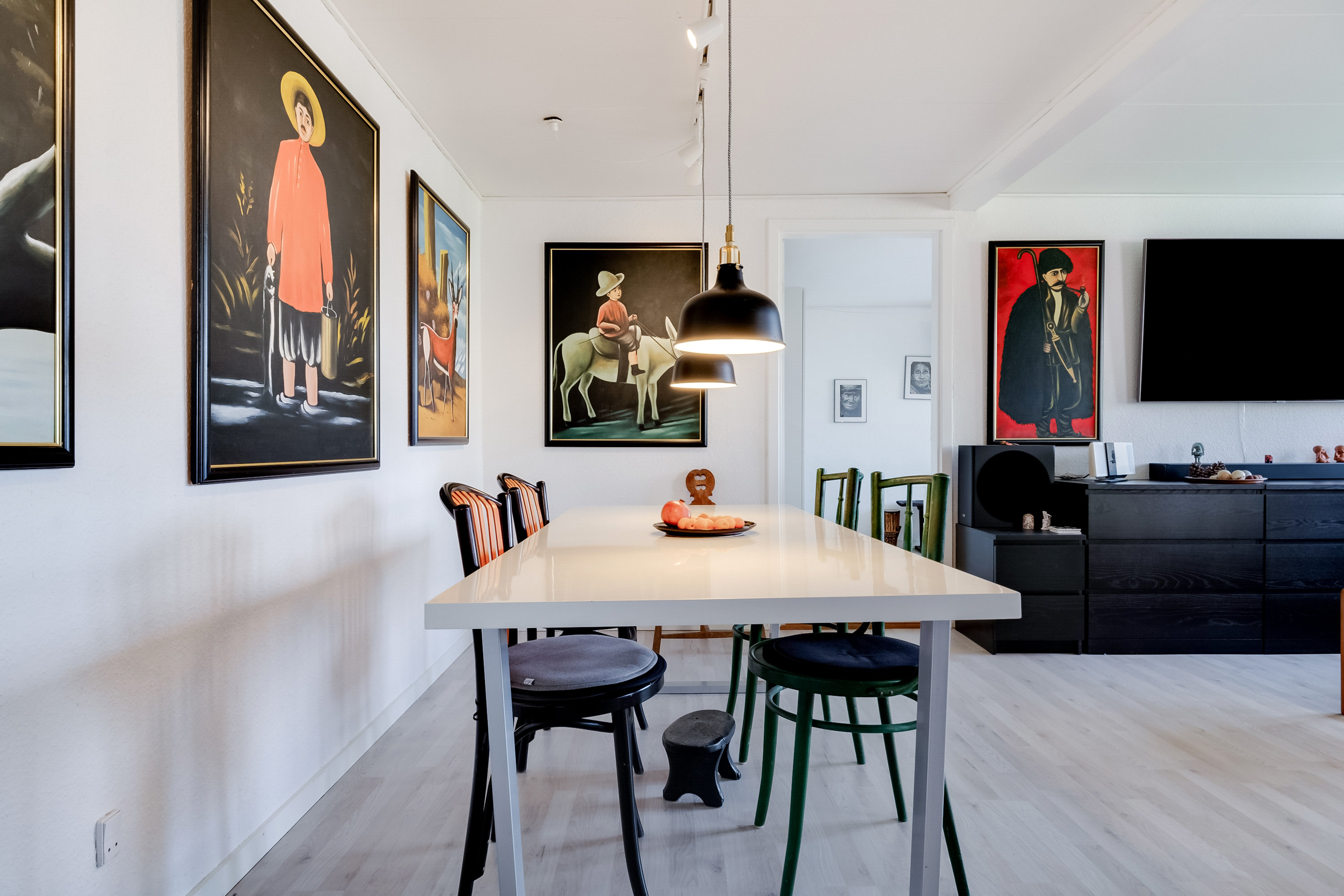 Fremhævet stue billede i fuldskærmstilstand. Billede af Østervoldgade 56B, 1. tv., 5800 Nyborg