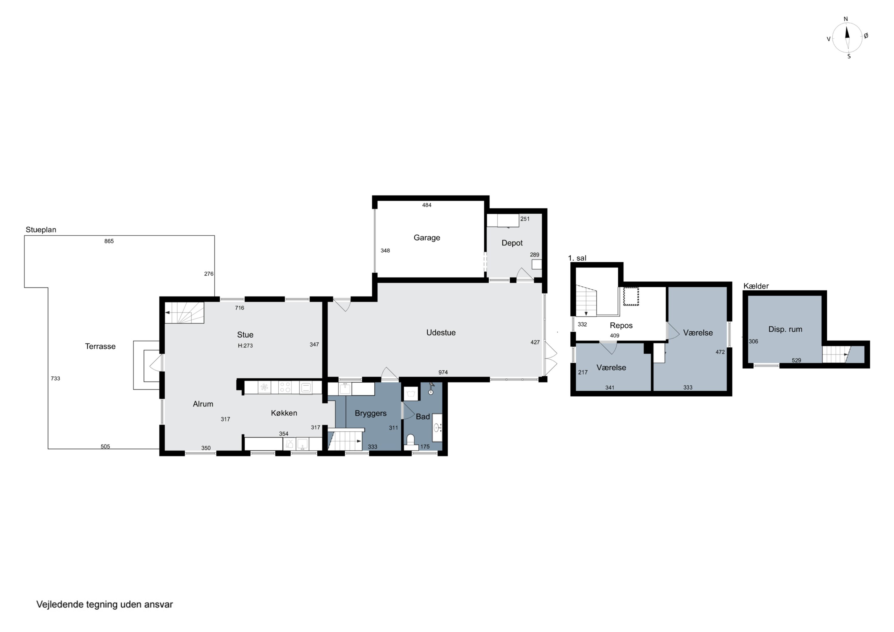 Plantegninger billede af Bellingevej 46, Bellinge, 5250 Odense SV