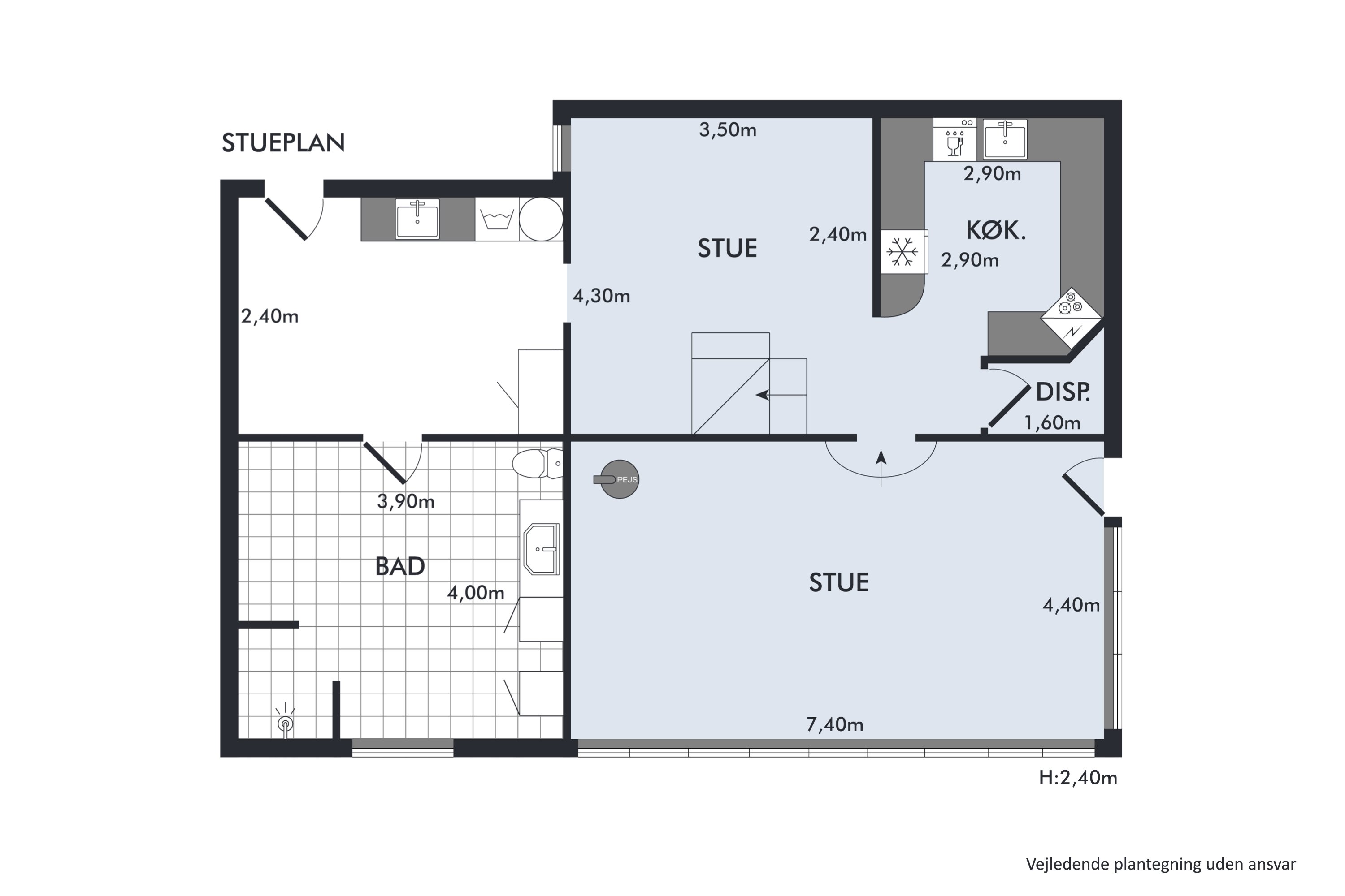 Plantegninger billede af Vesterø Havnegade 82, Vesterø Havn, 9940 Læsø