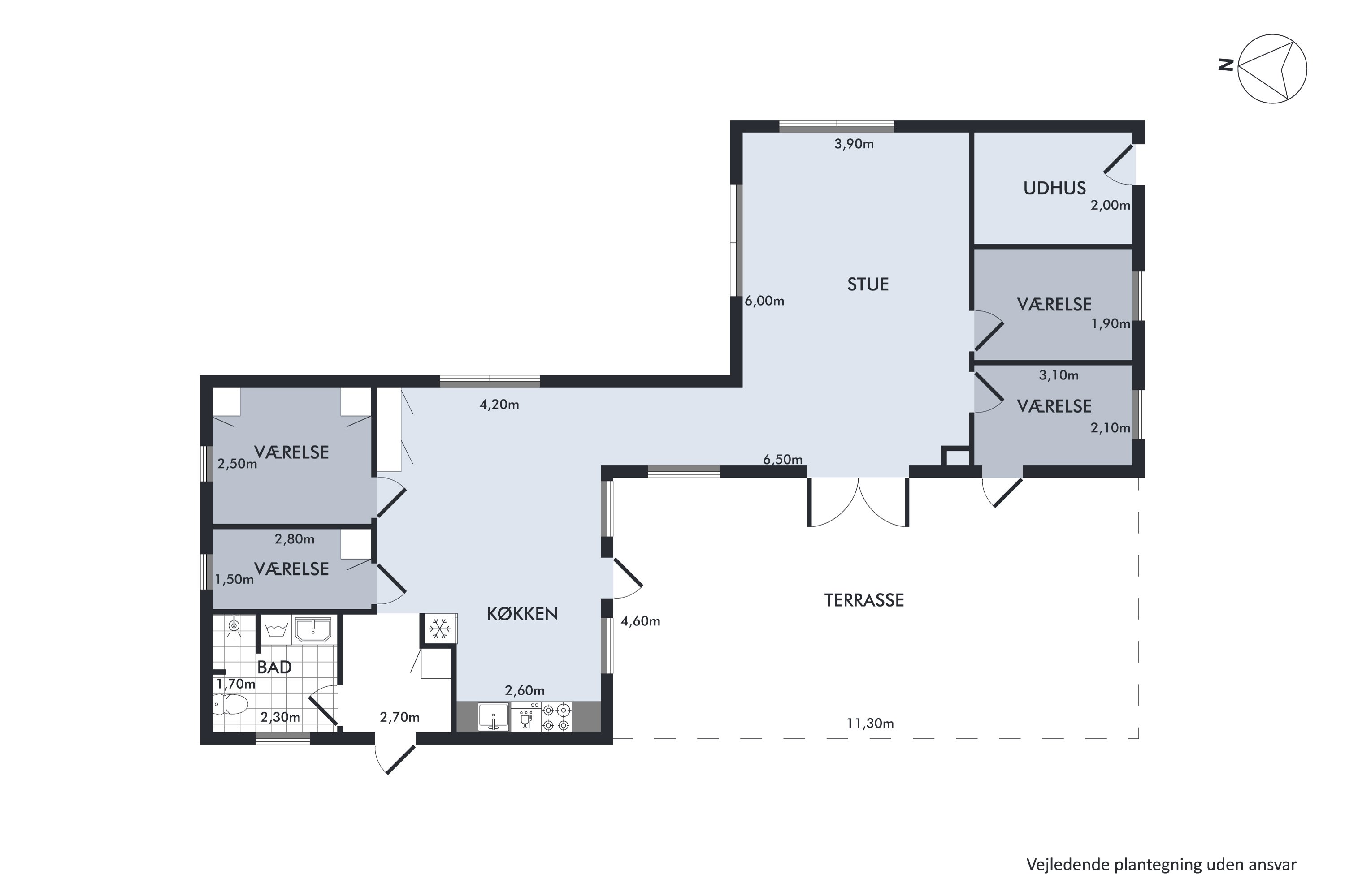 Plantegninger billede af Blåmejsevej 7, Østerby, 9940 Læsø