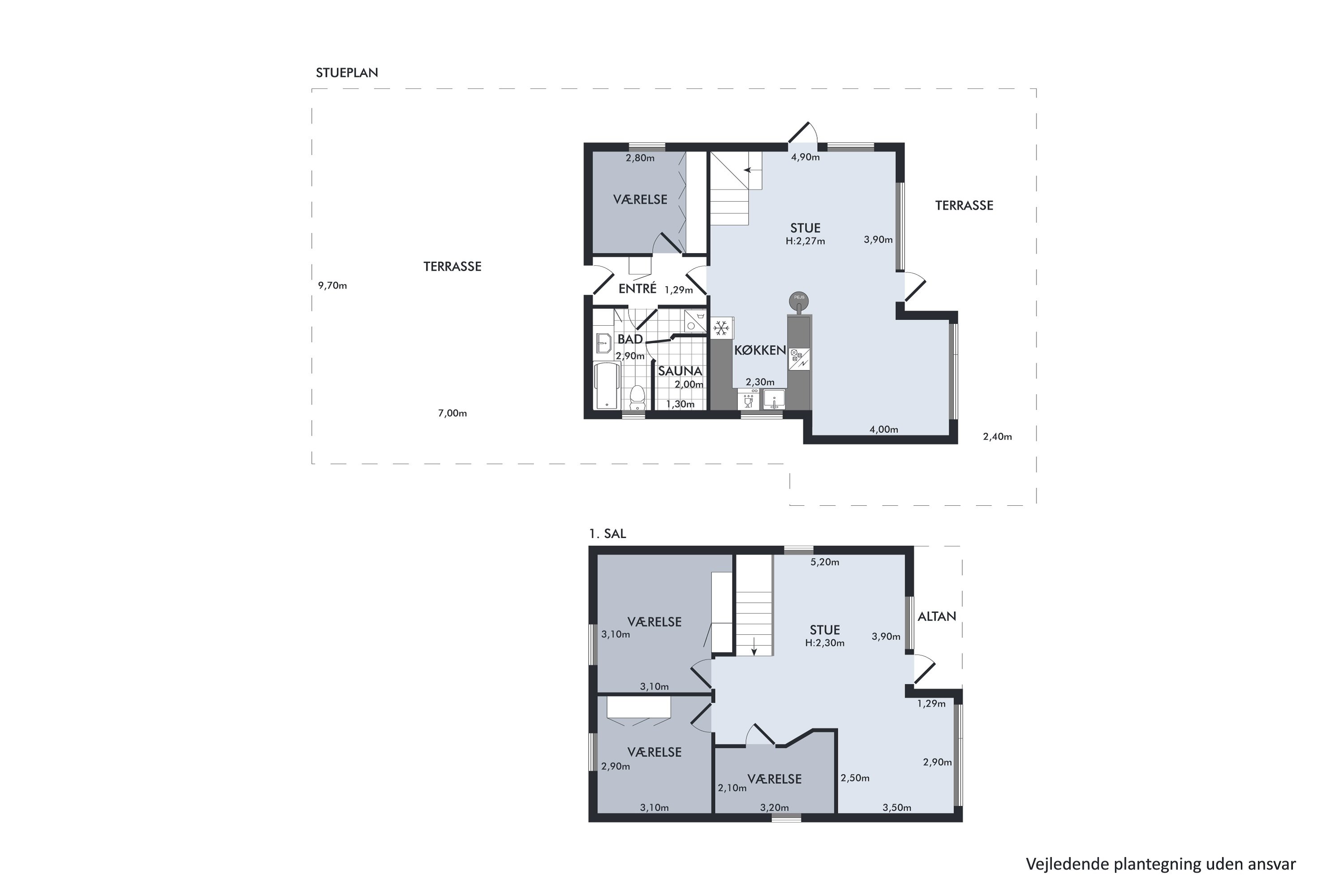 Plantegninger billede af Mågevej 15, Østerby Havn, 9940 Læsø