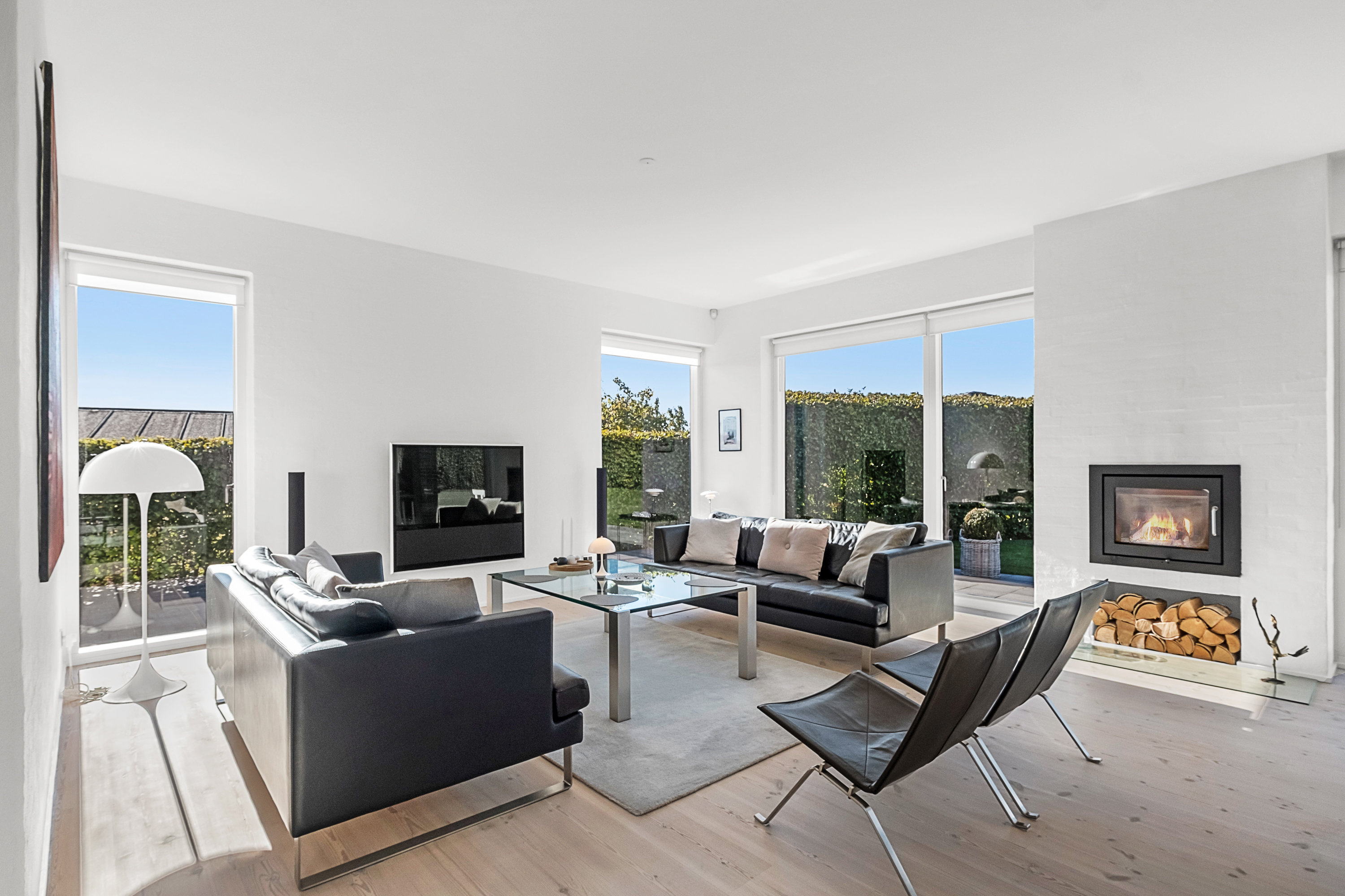 Fremhævet stue billede i fuldskærmstilstand. Billede af Elmehaven 24, 8520 Lystrup