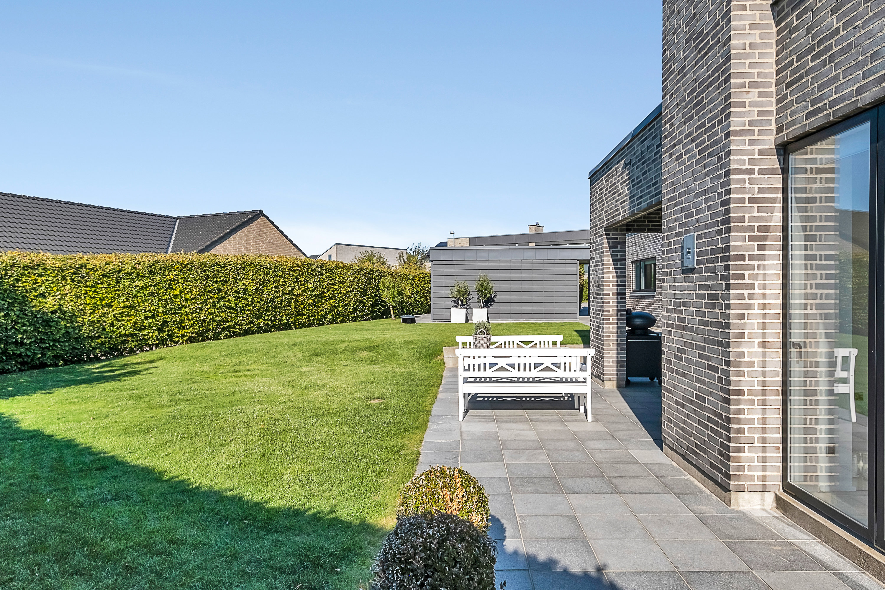 Fremhævet terrasse billede i fuldskærmstilstand. Billede af Elmehaven 24, 8520 Lystrup