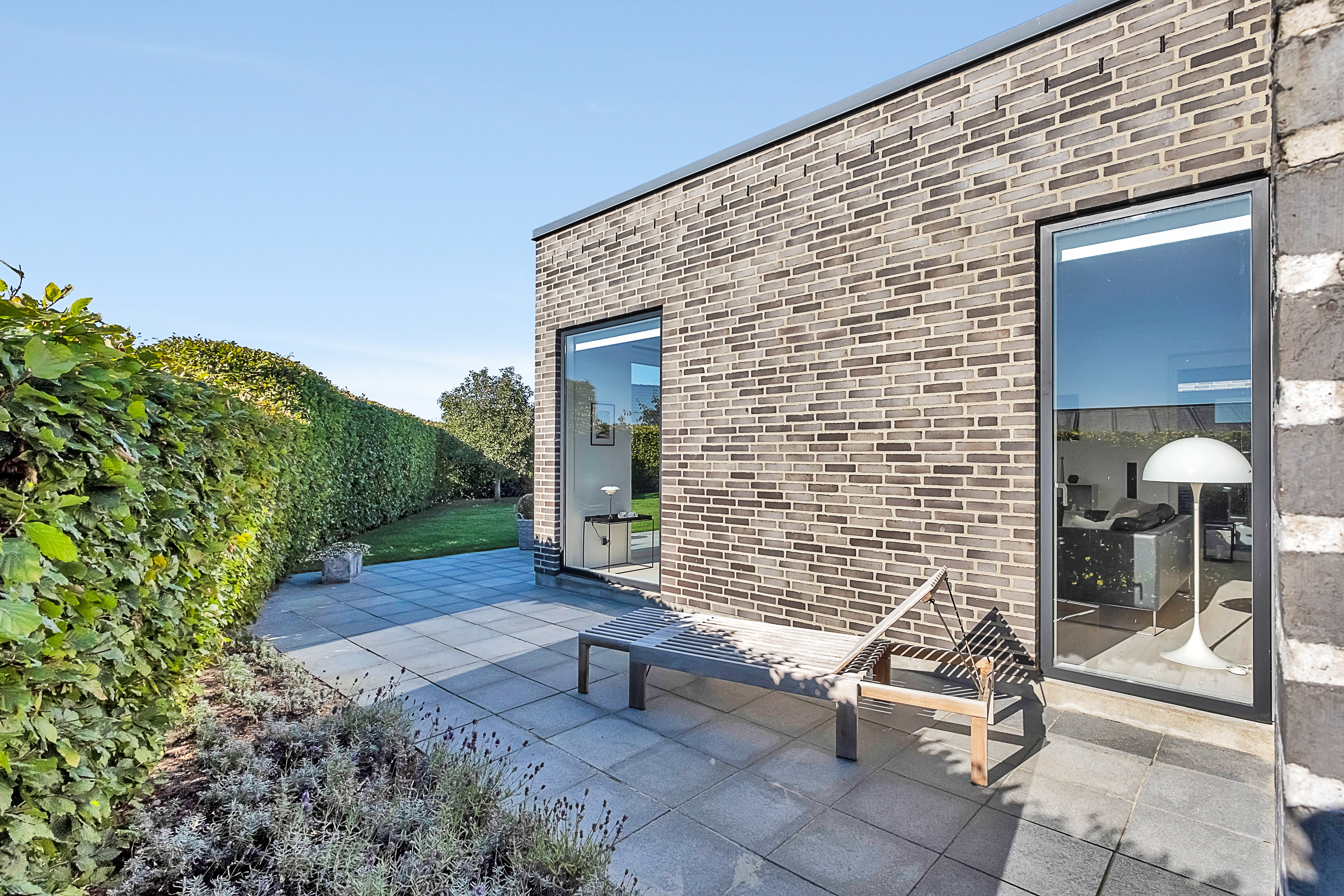 Fremhævet terrasse billede i fuldskærmstilstand. Billede af Elmehaven 24, 8520 Lystrup