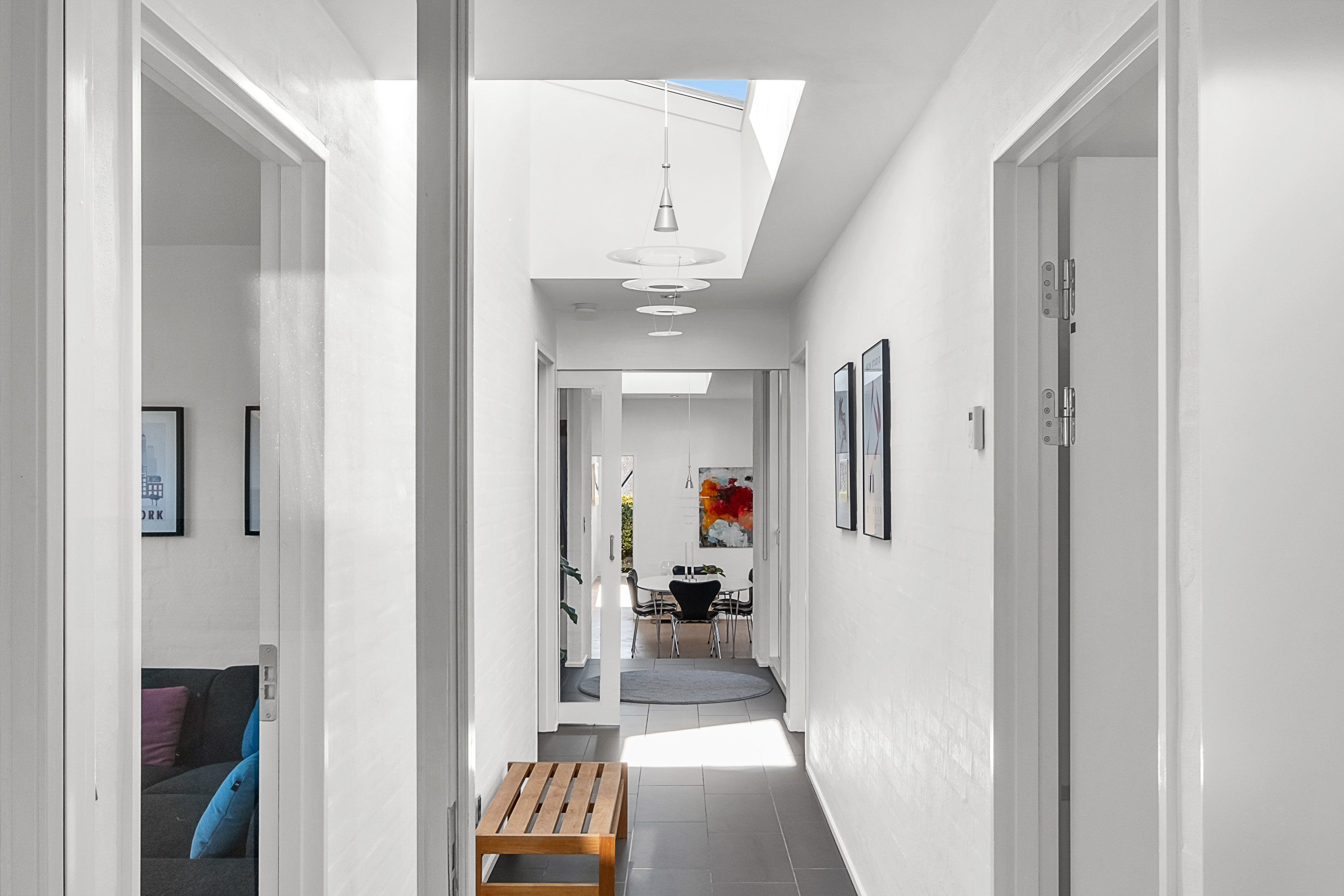 Fremhævet gang billede i fuldskærmstilstand. Billede af Elmehaven 24, 8520 Lystrup