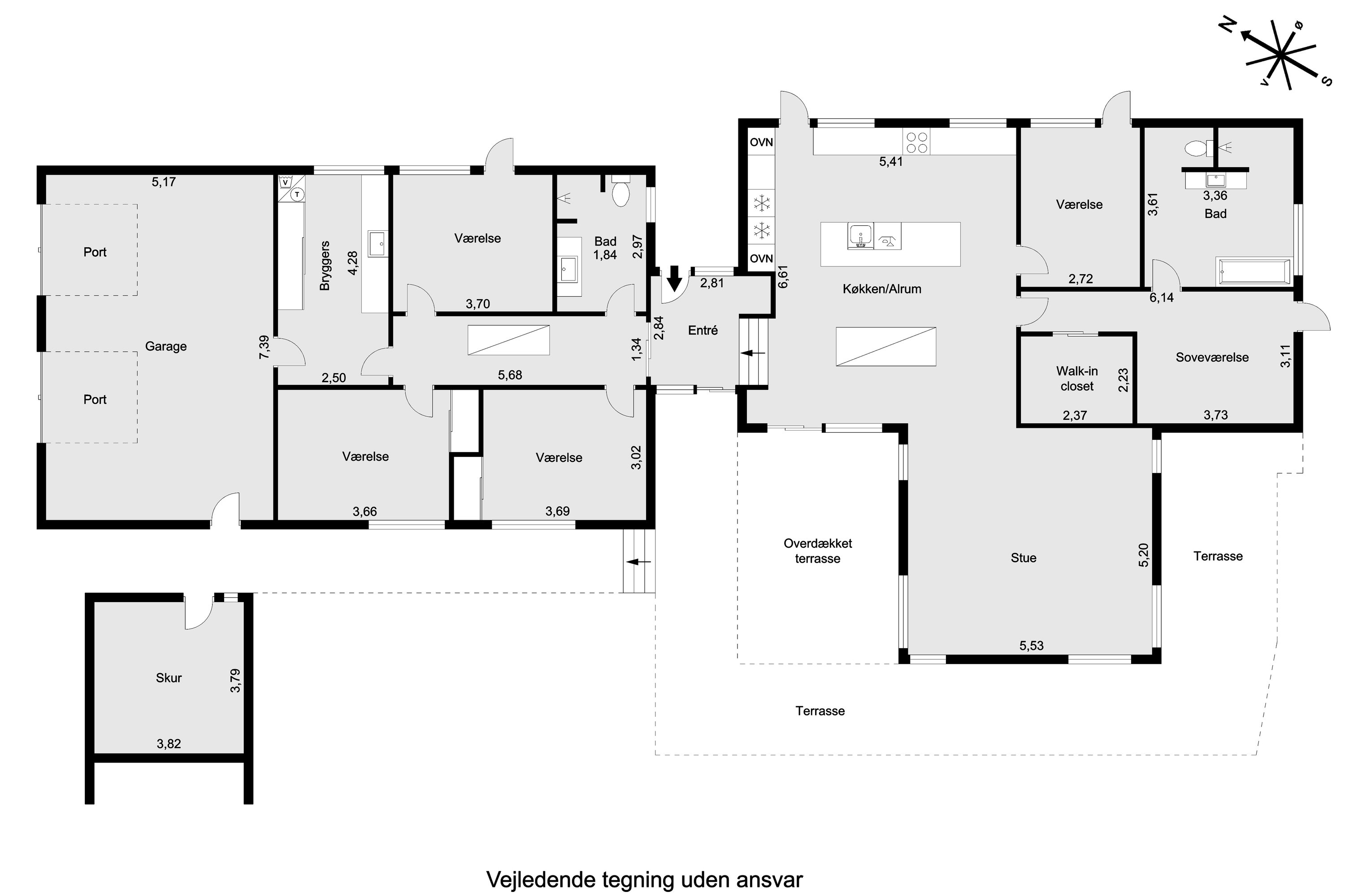 Plantegninger billede af Elmehaven 24, 8520 Lystrup