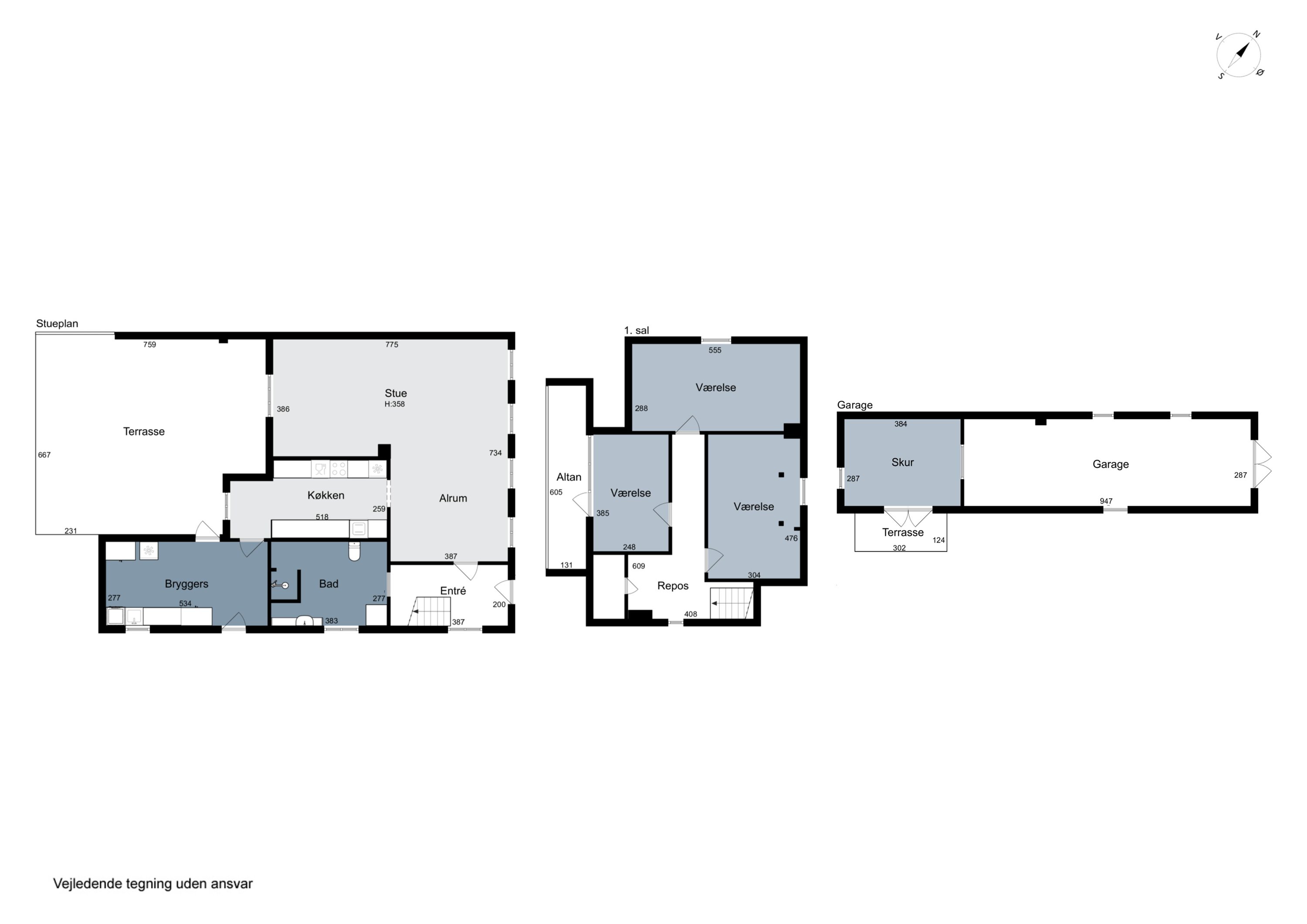 Plantegninger billede af Kirkevej 11, 6040 Egtved