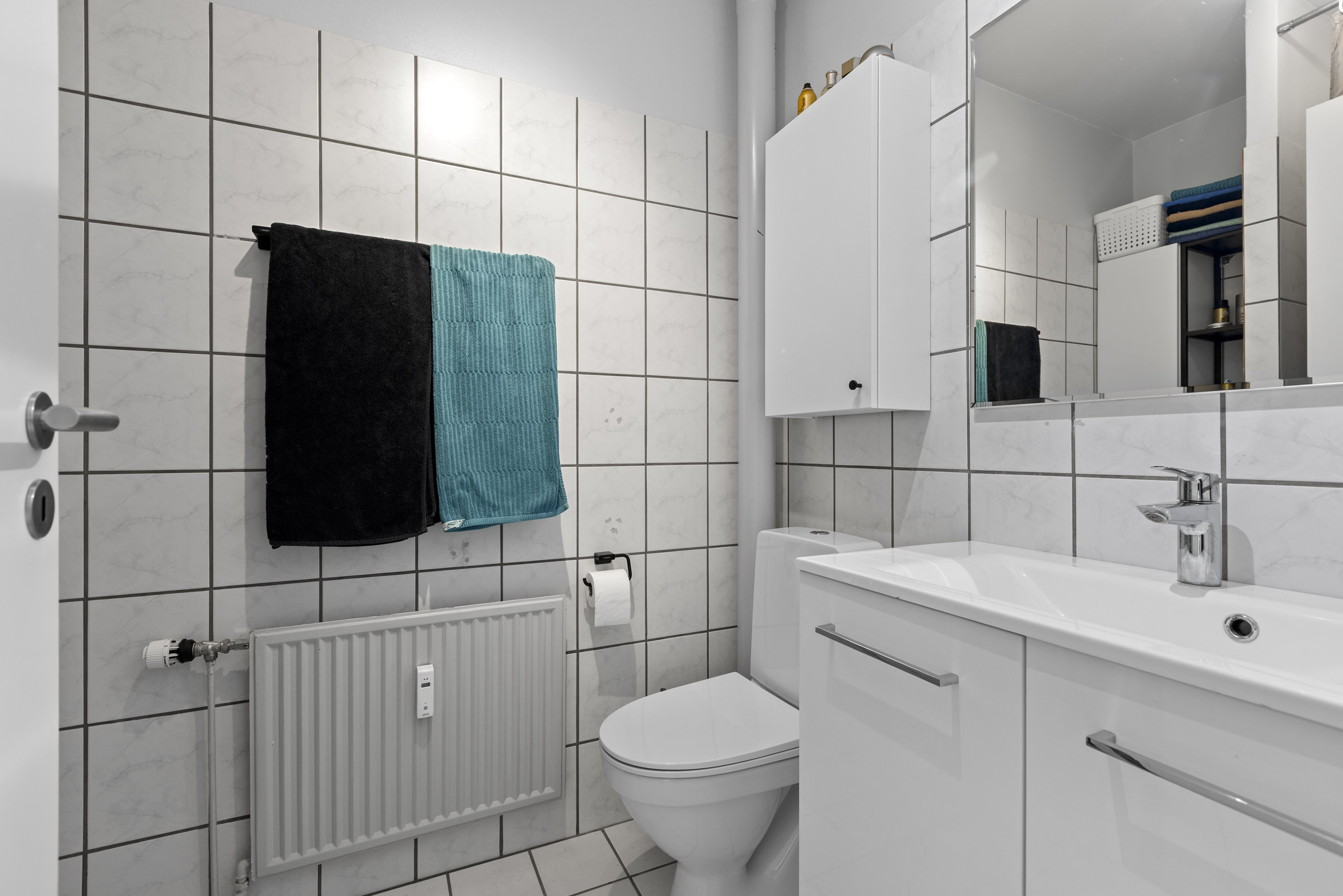 Fremhævet badeværelse billede i fuldskærmstilstand. Billede af Byskov Alle 10, st.. th., 4200 Slagelse