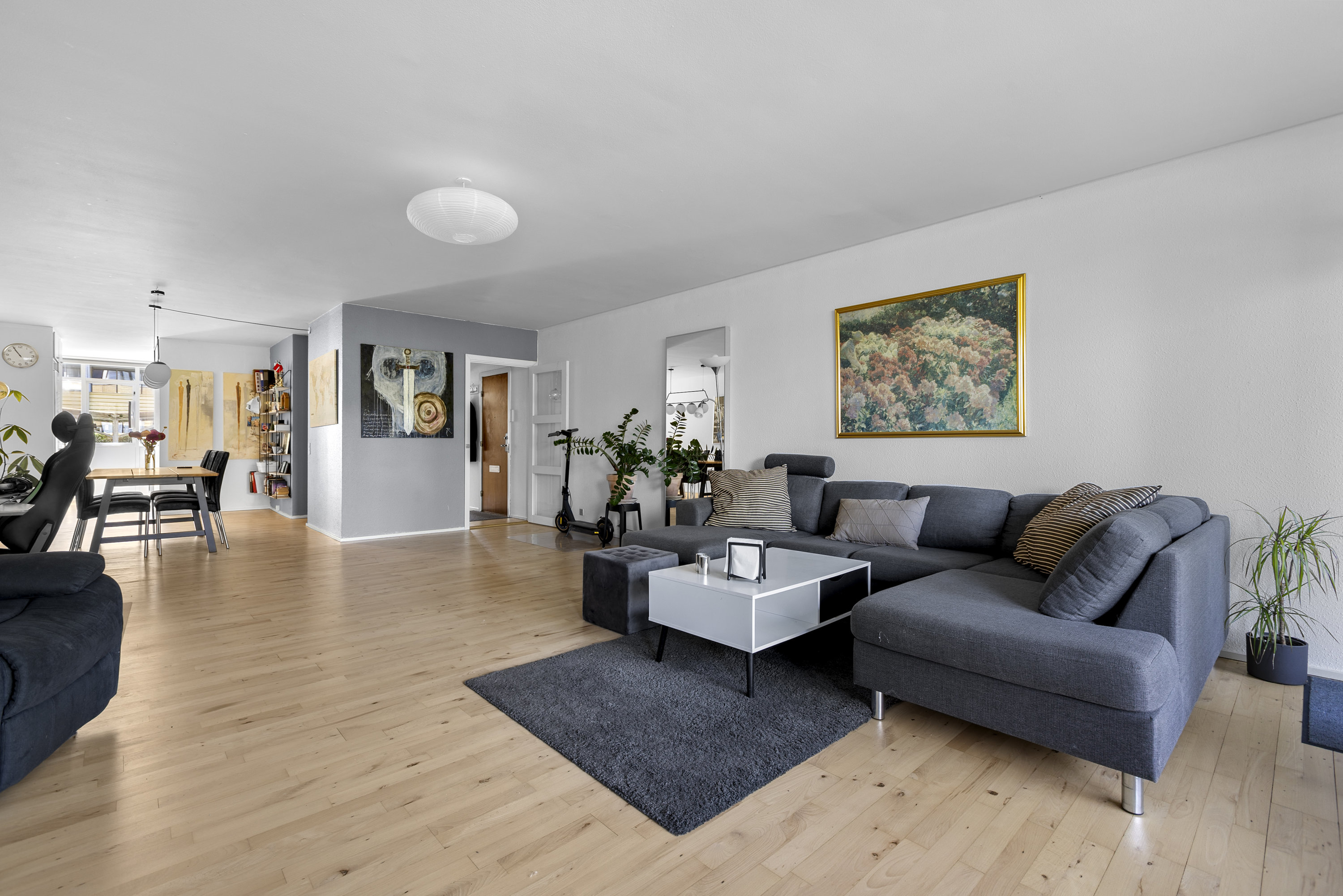 Fremhævet stue billede i fuldskærmstilstand. Billede af Byskov Alle 10, st.. th., 4200 Slagelse