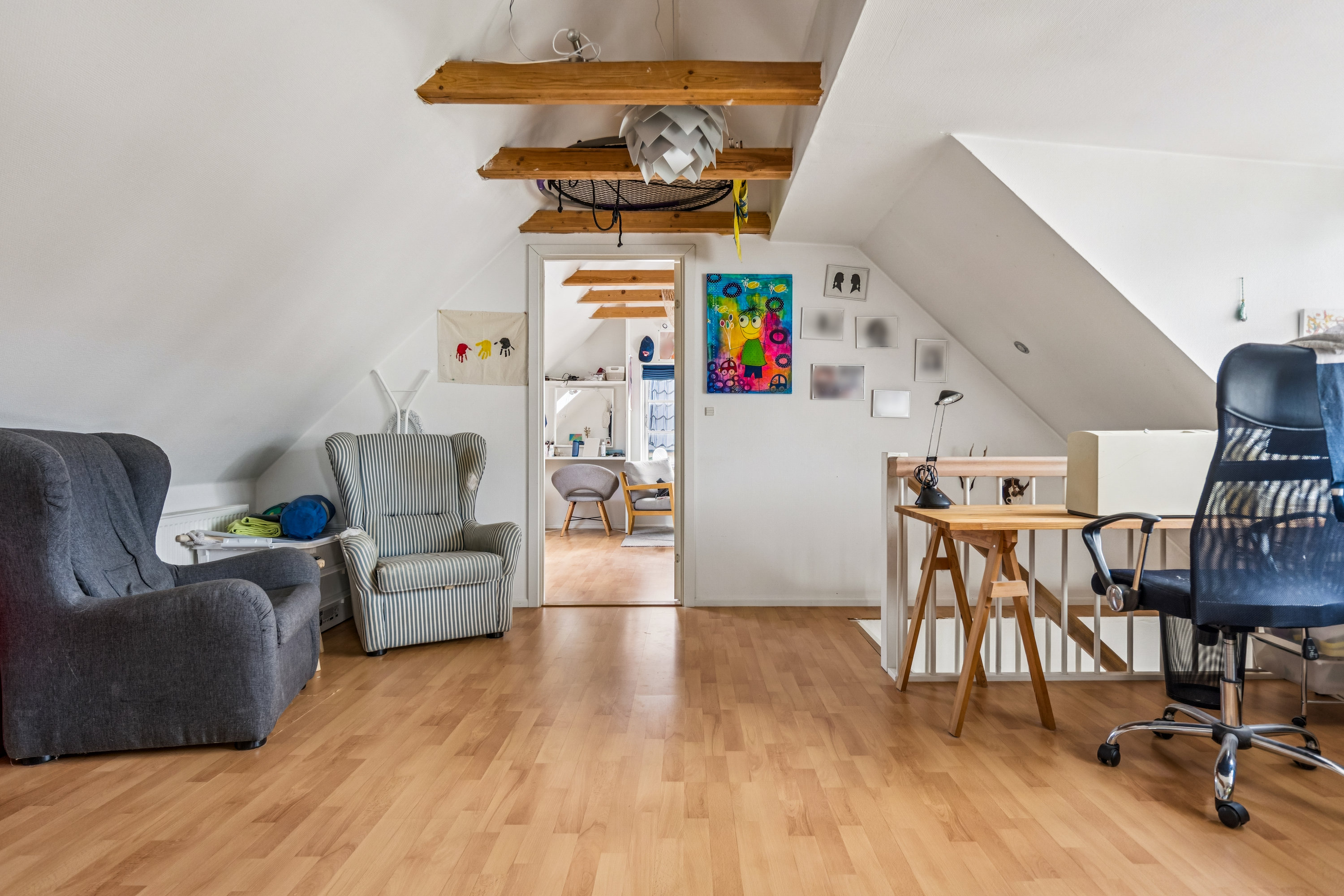 Fremhævet stue billede i fuldskærmstilstand. Billede af Rudsgade 33, 4291 Ruds Vedby