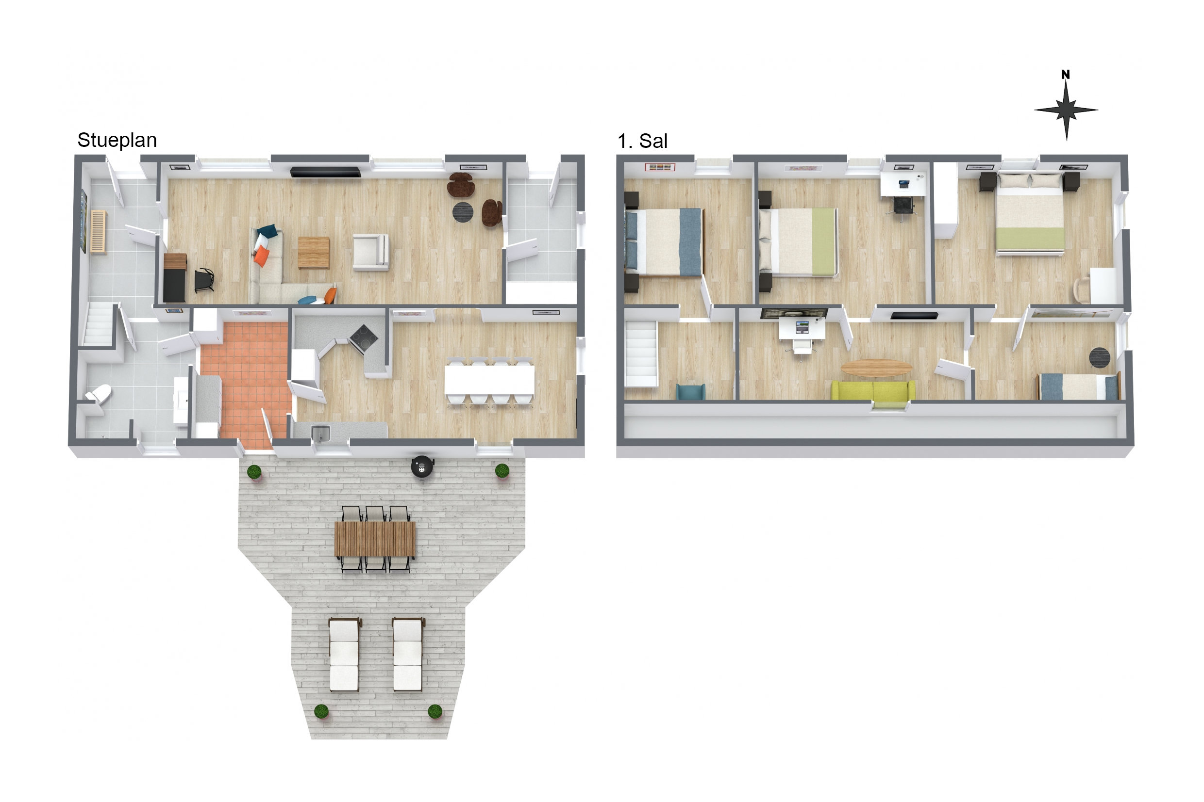 Plantegninger billede af Primulavej 6, 9750 Østervrå