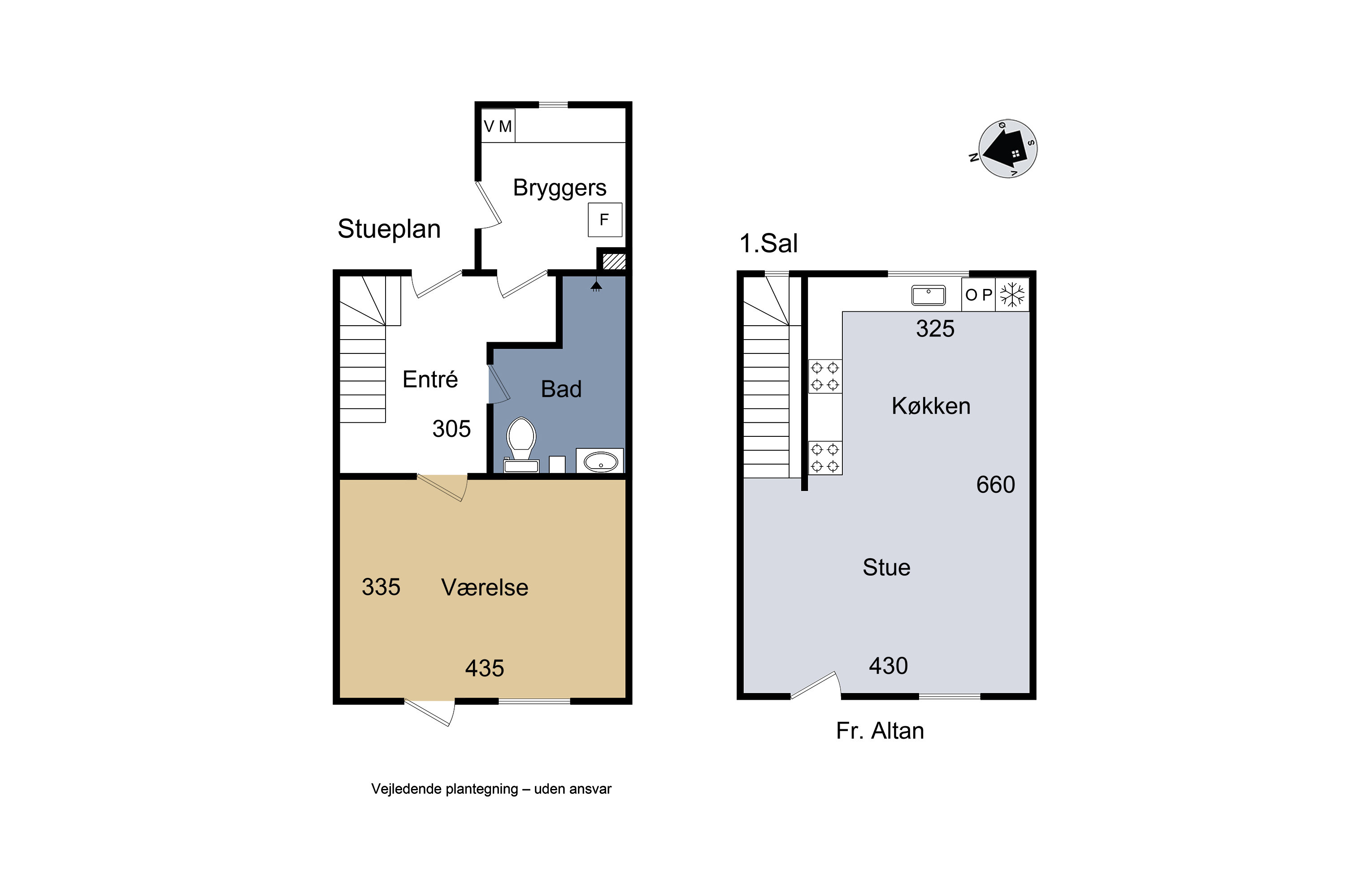 Plantegninger billede af Banevej 45, 4370 Store Merløse